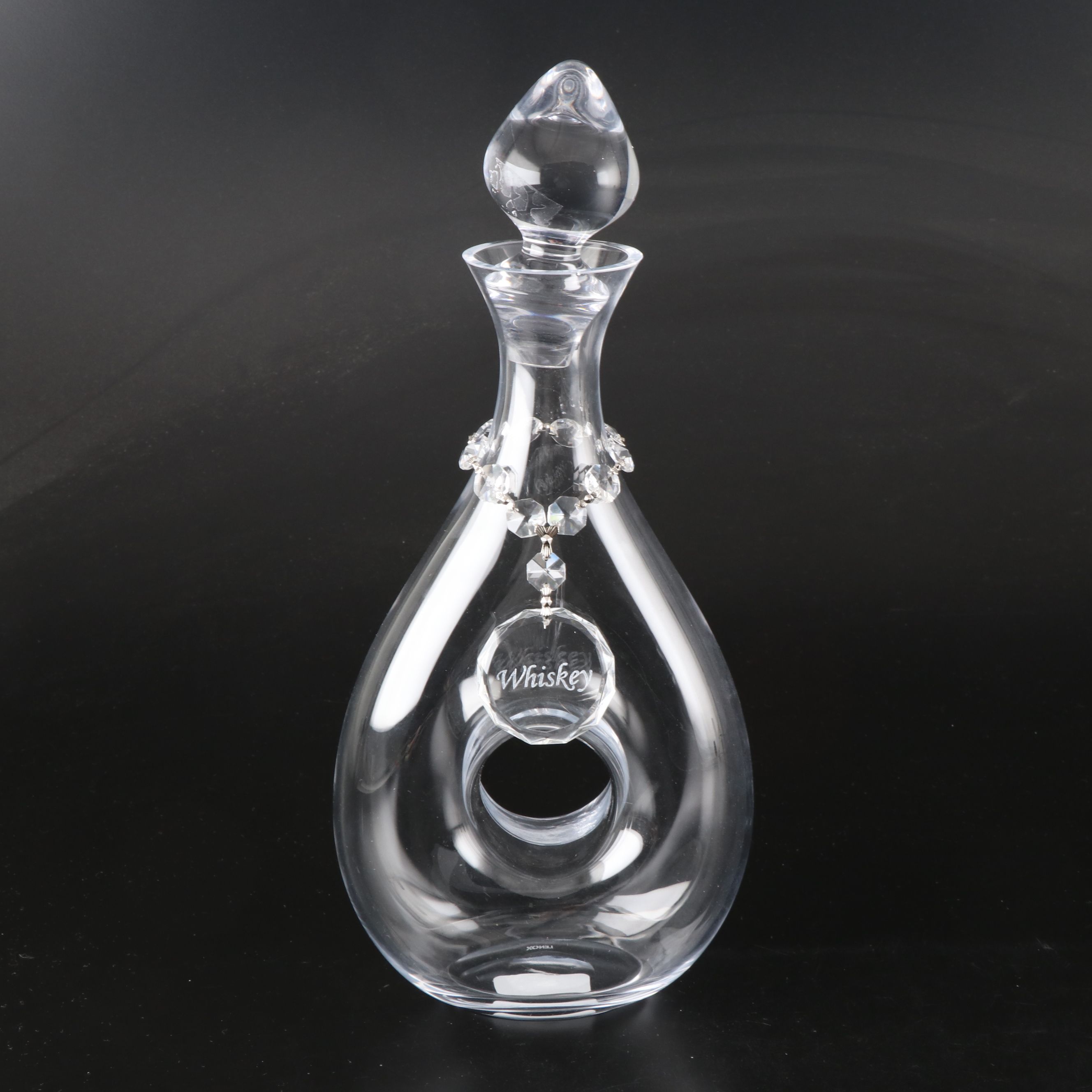 Lenox "Tuscany Classics" Modern Pierced Decanters with Crystal Charms