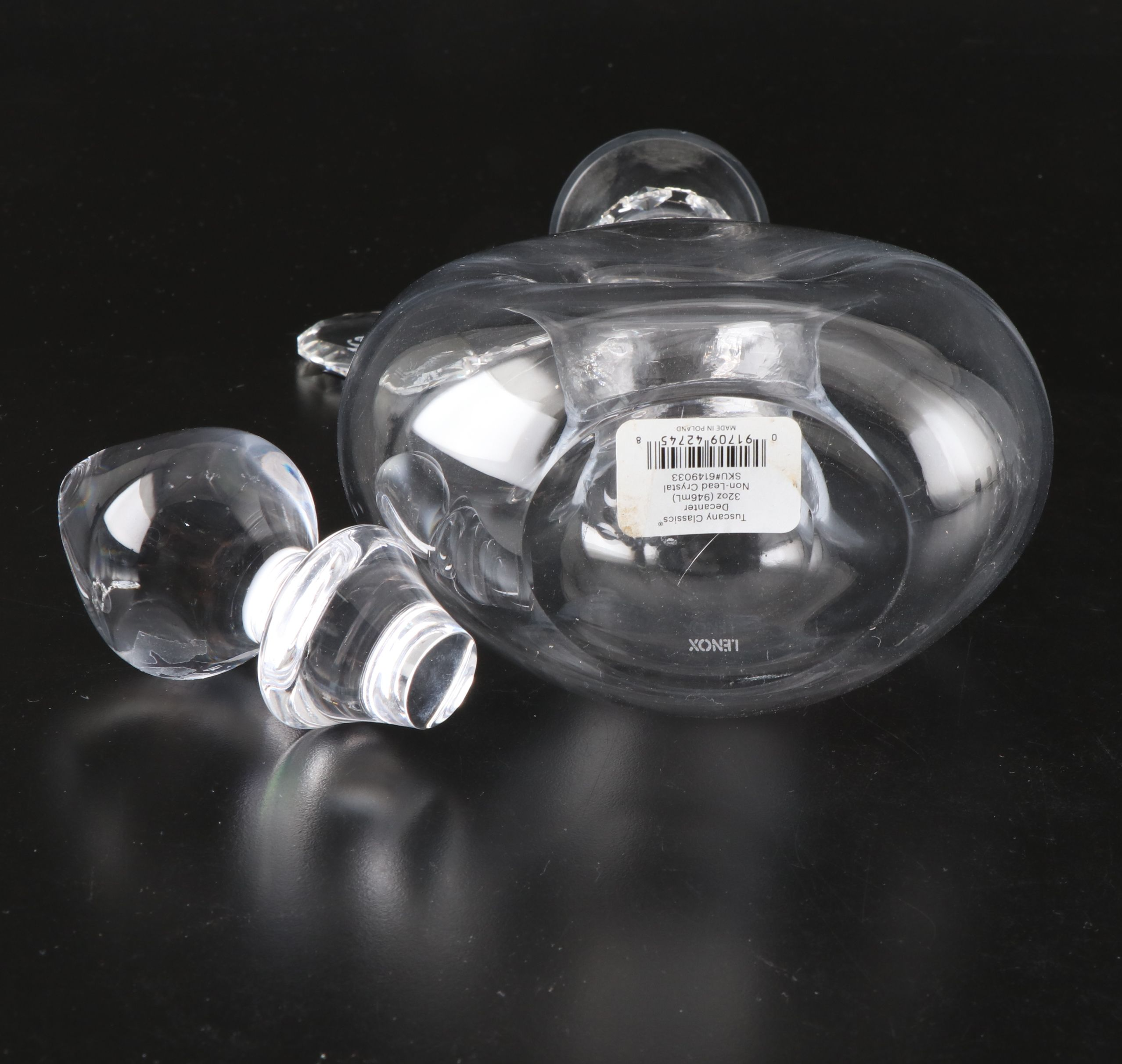 Lenox "Tuscany Classics" Modern Pierced Decanters with Crystal Charms