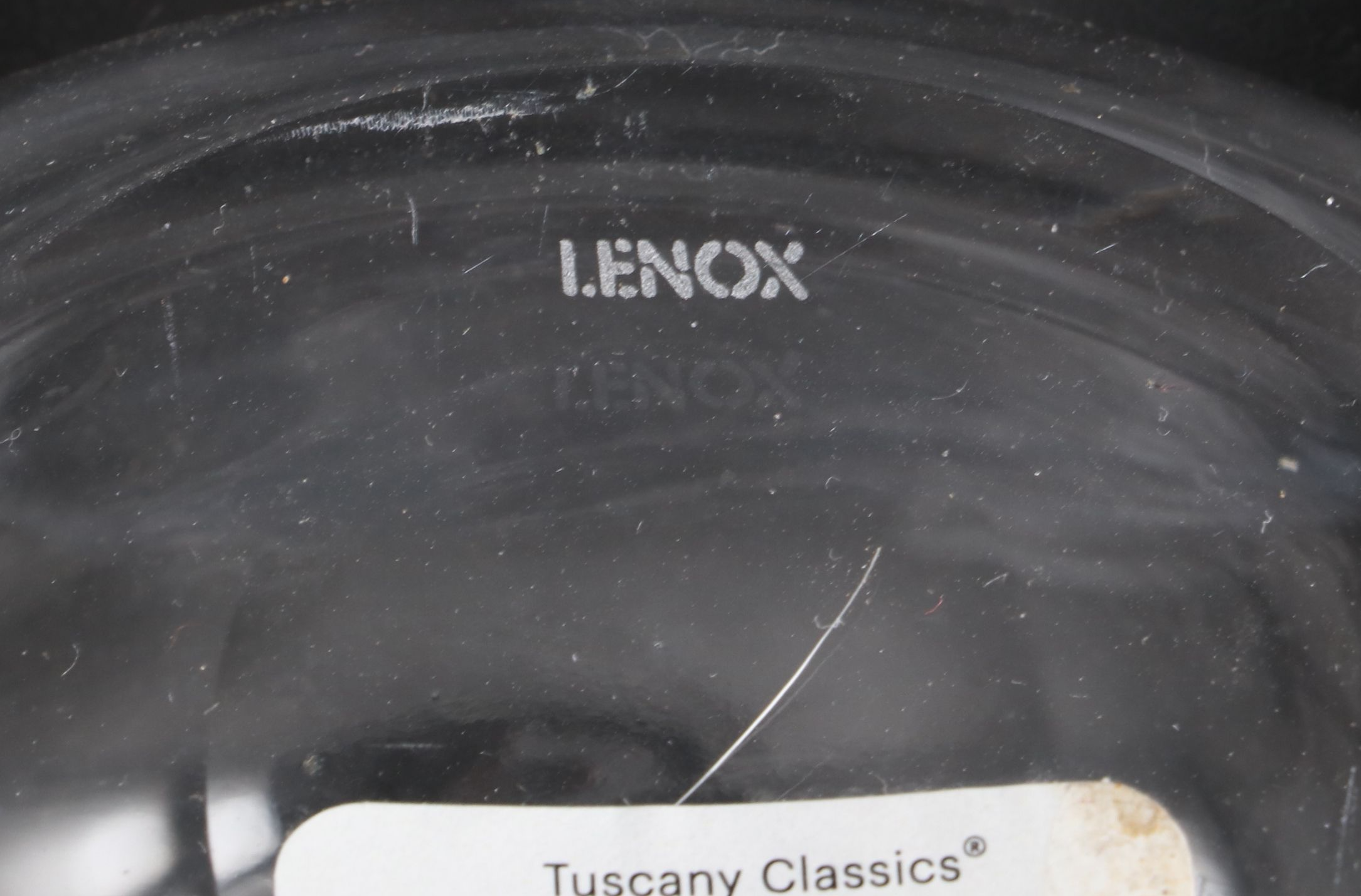 Lenox "Tuscany Classics" Modern Pierced Decanters with Crystal Charms
