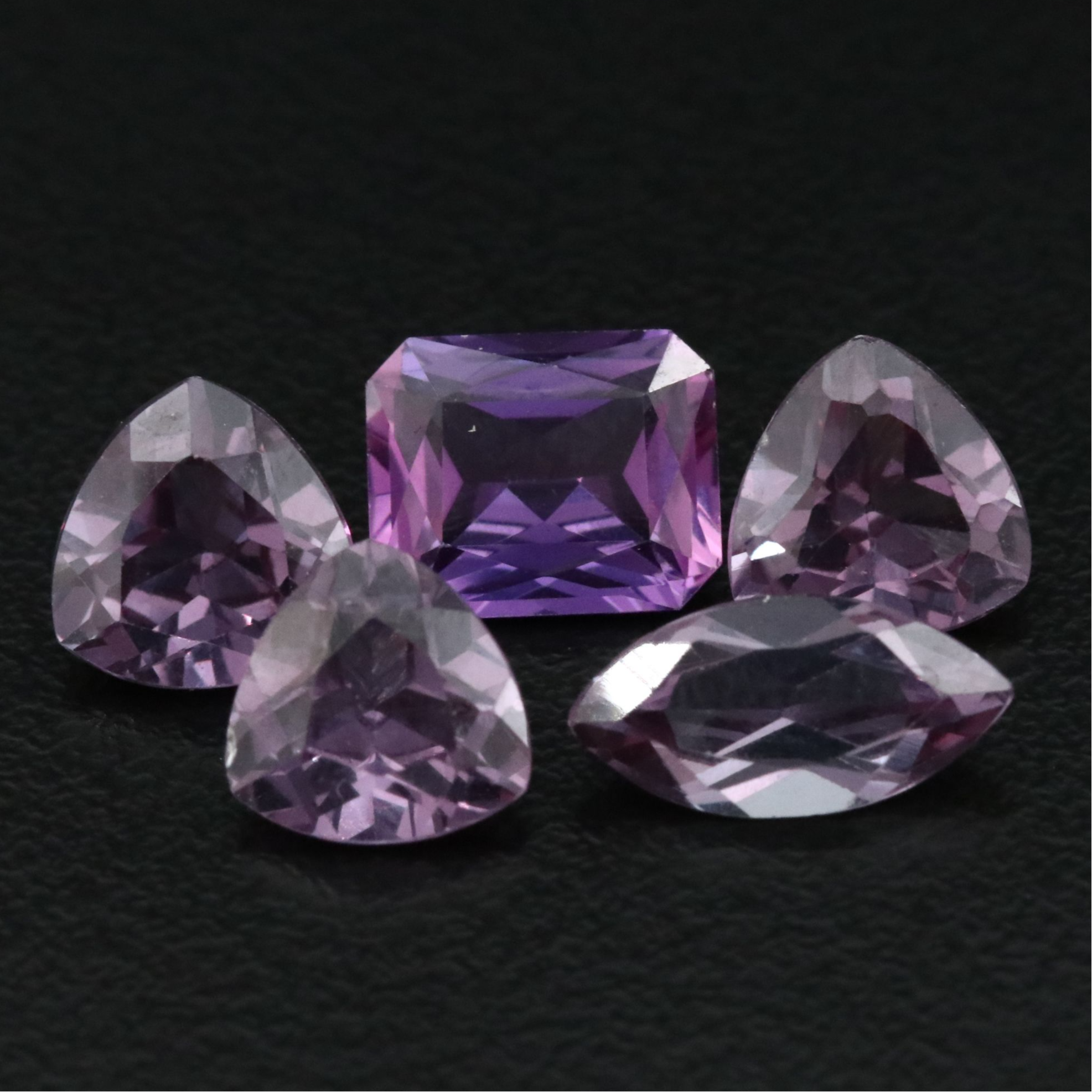 Loose 7.77 CTW Lab Grown Sapphires