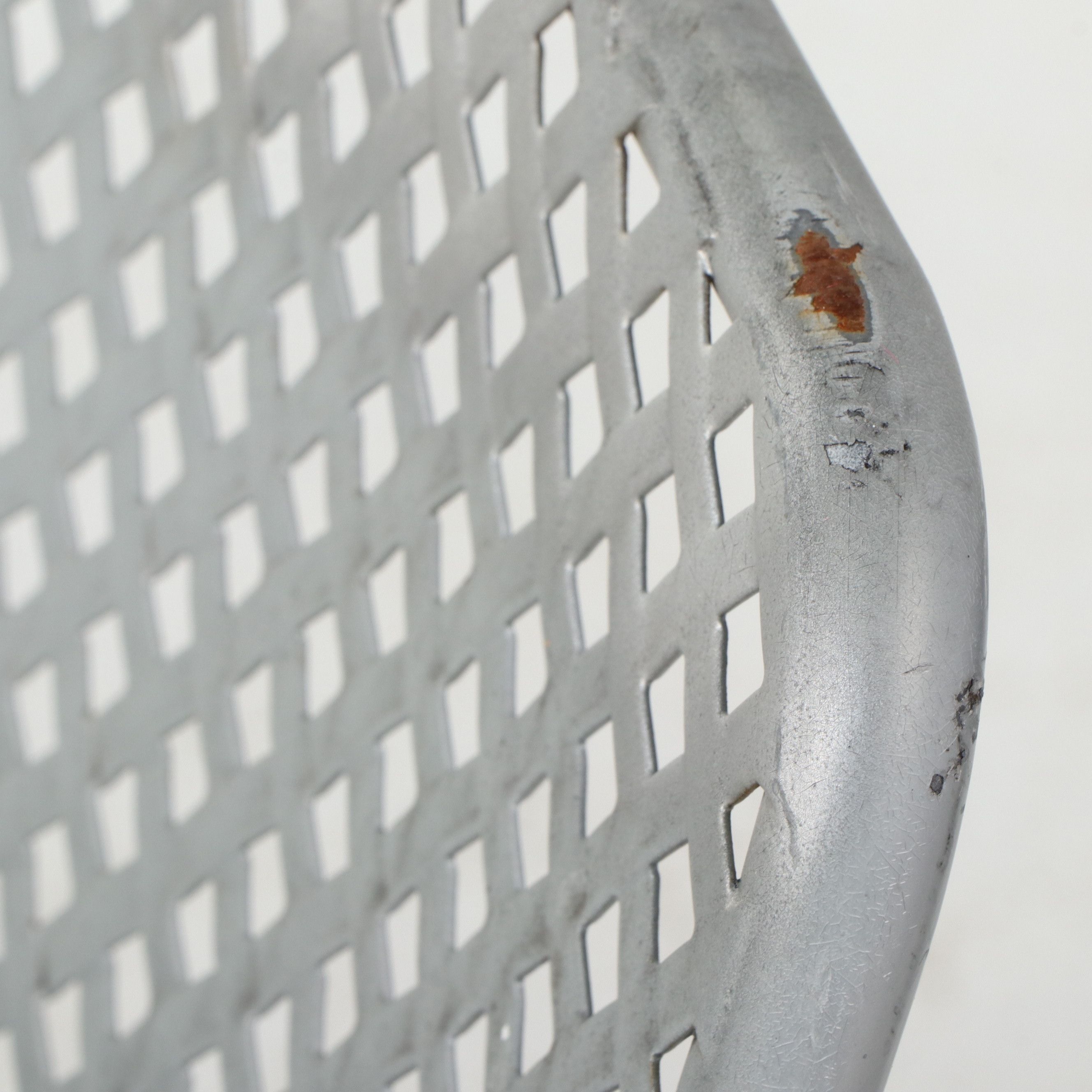 Vintage Diamond Mesh and Tubing Patio Dining Set