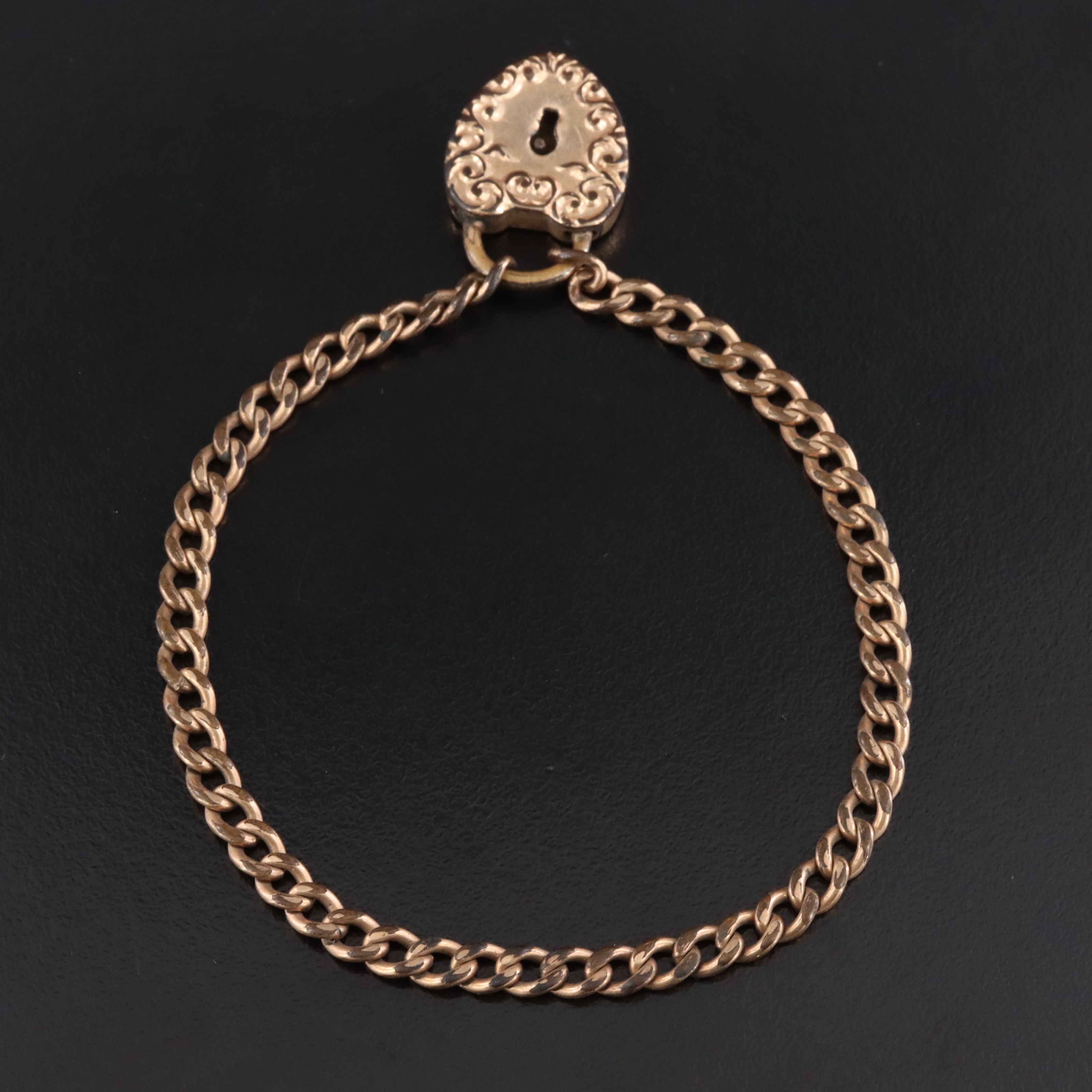 Vintage Heart Locket Bracelet