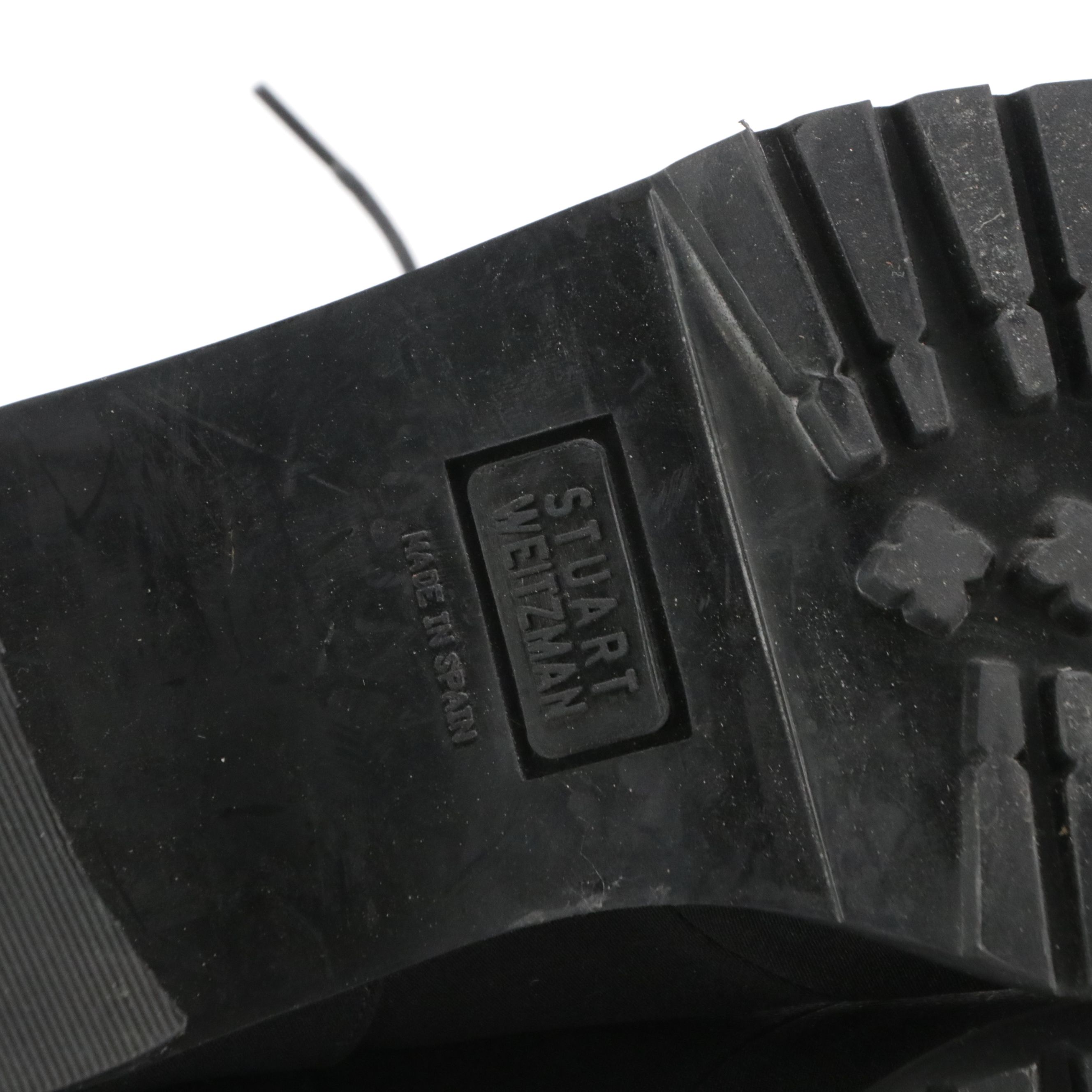 Stuart Weitzman Black Gore Tex Lace-Up Ankle Boots