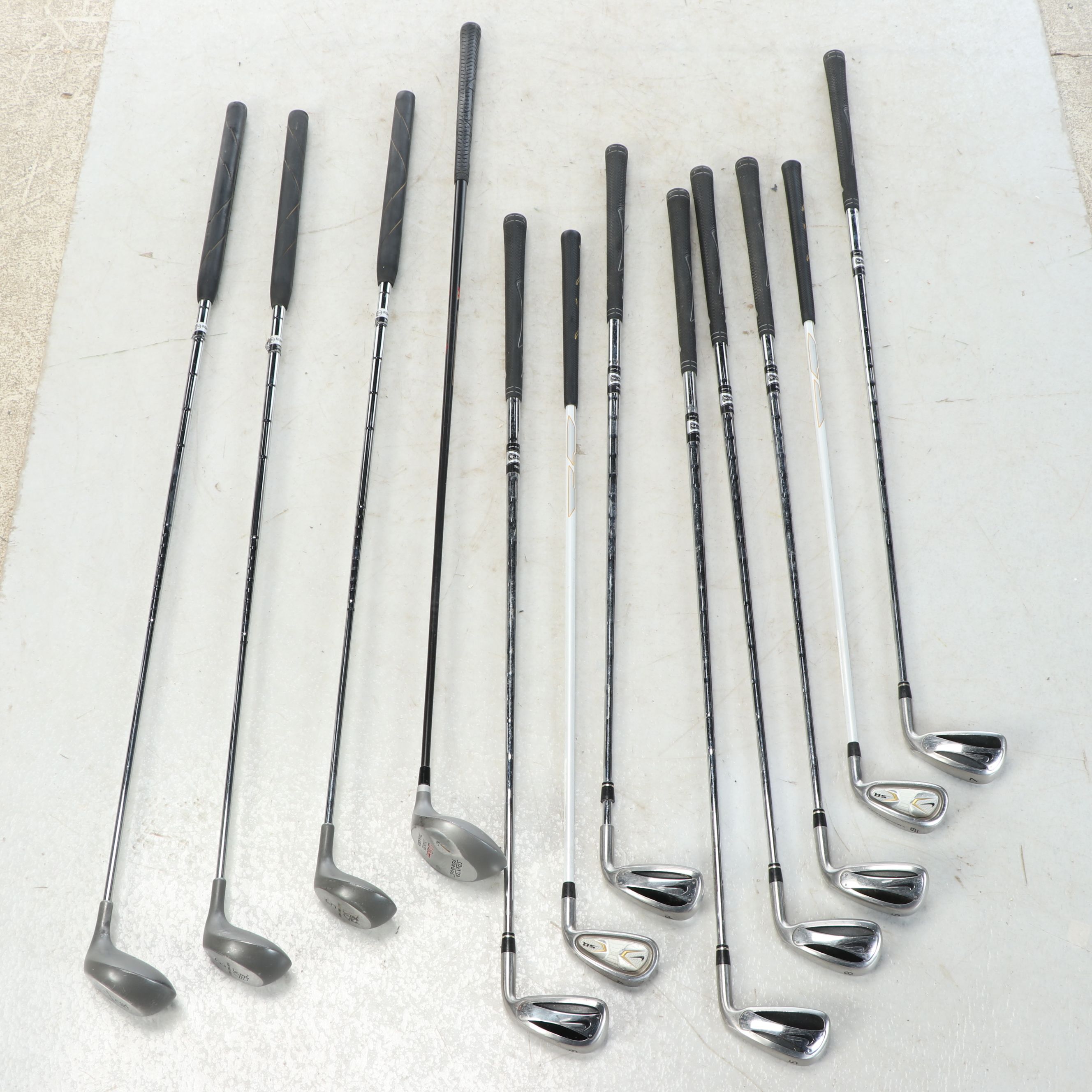 Nike Treme "Dr. Pepper" Bag with Wilson and More Golf Clubs