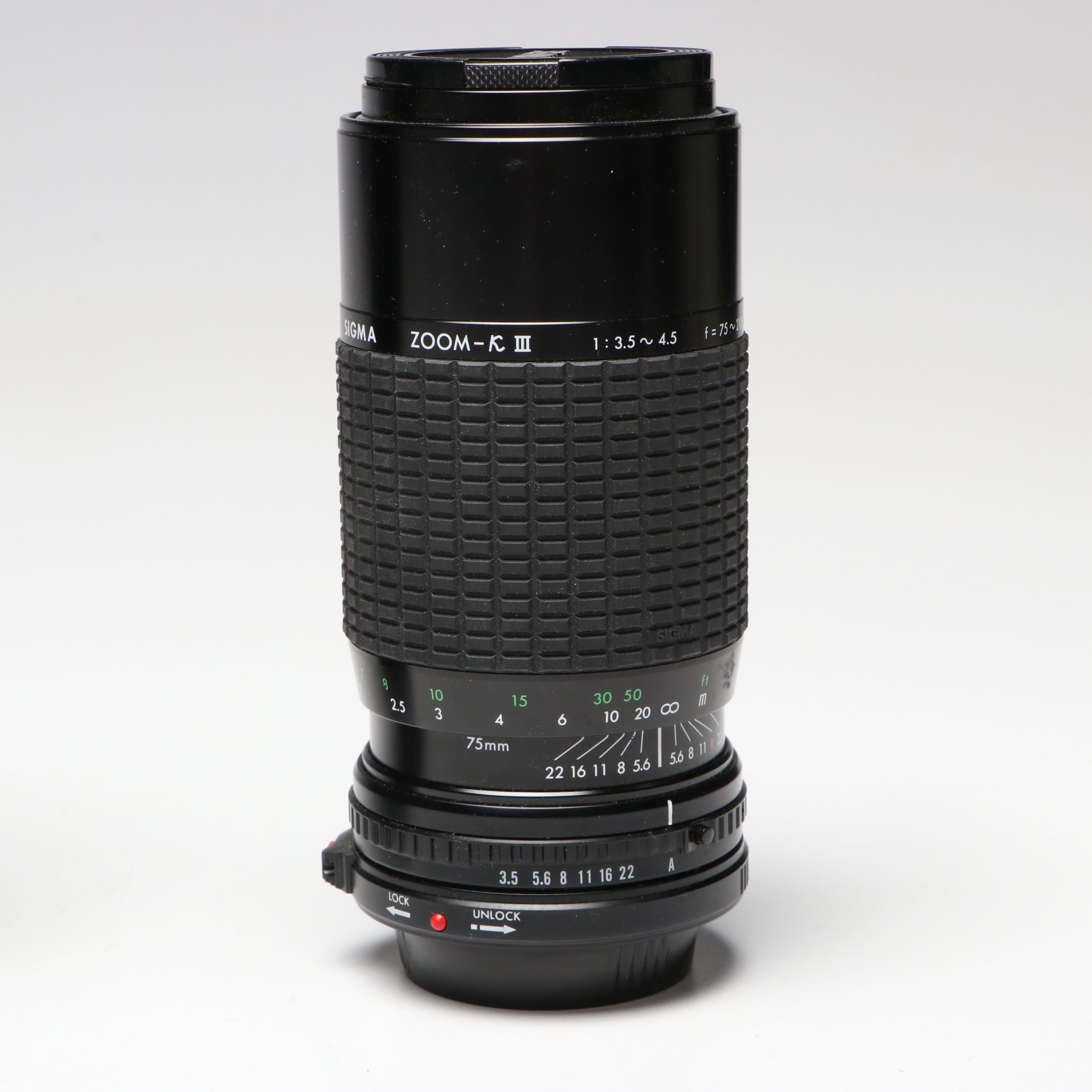 Canon and Sigma Zoom Lenses, Late 20th Century