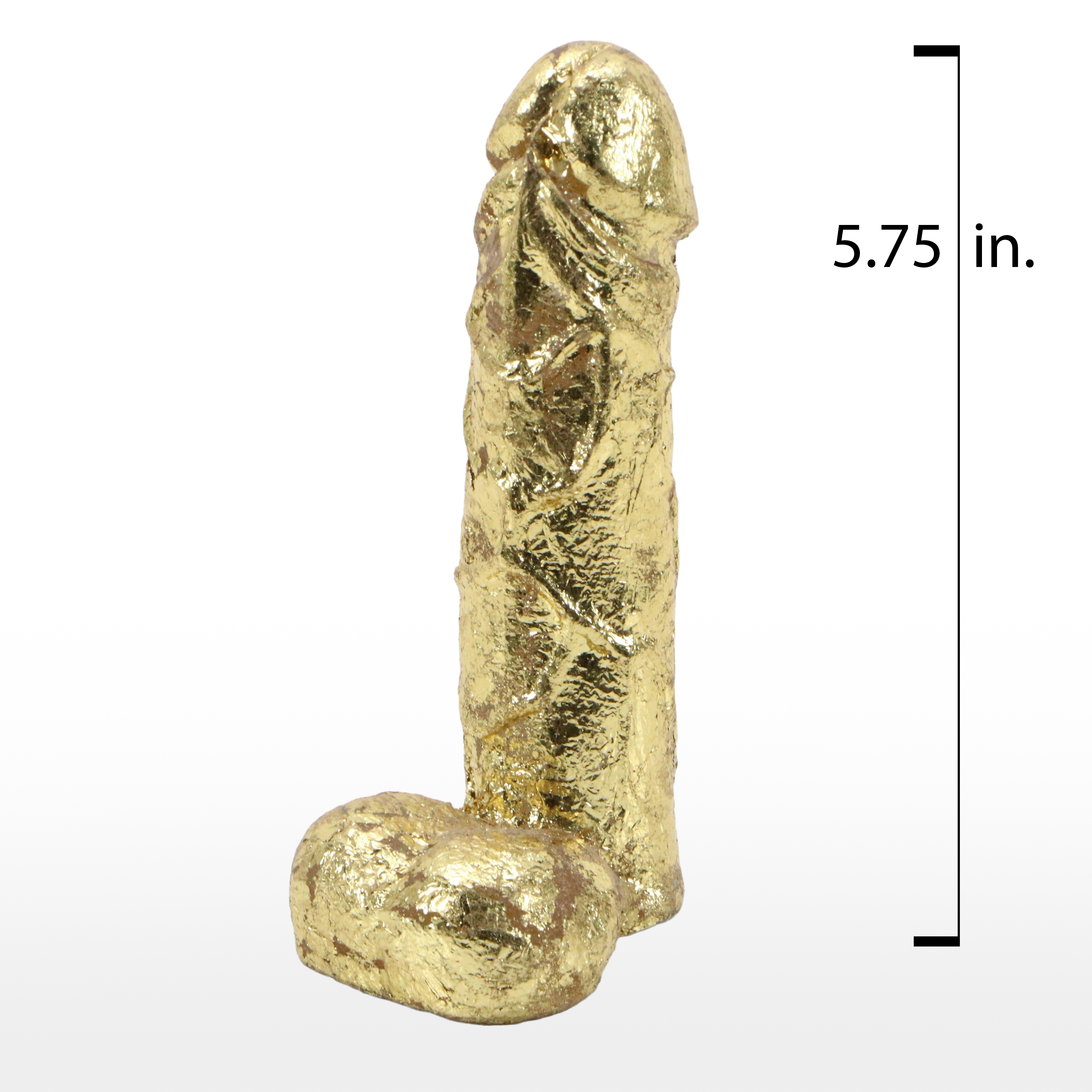 Gilded Phallus Sculpture, 21st Century