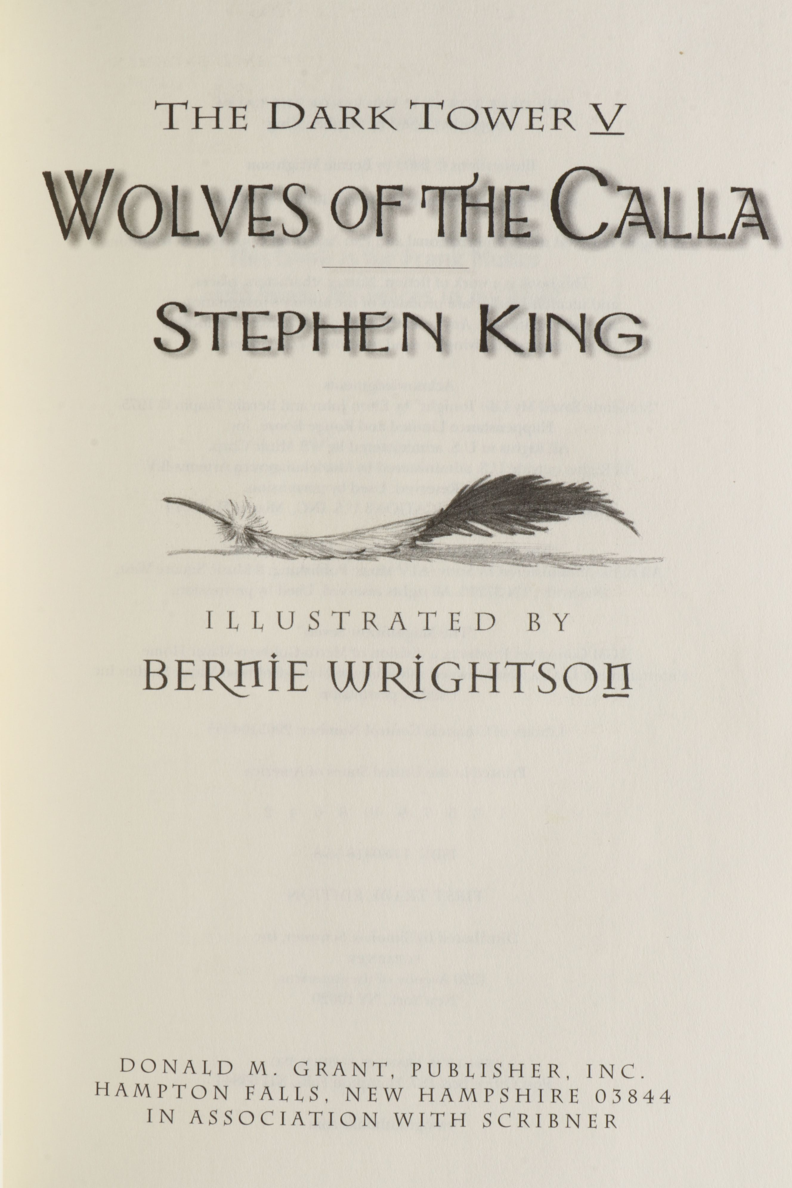 First Trade Edition "The Dark Tower" Partial Series by Stephen King