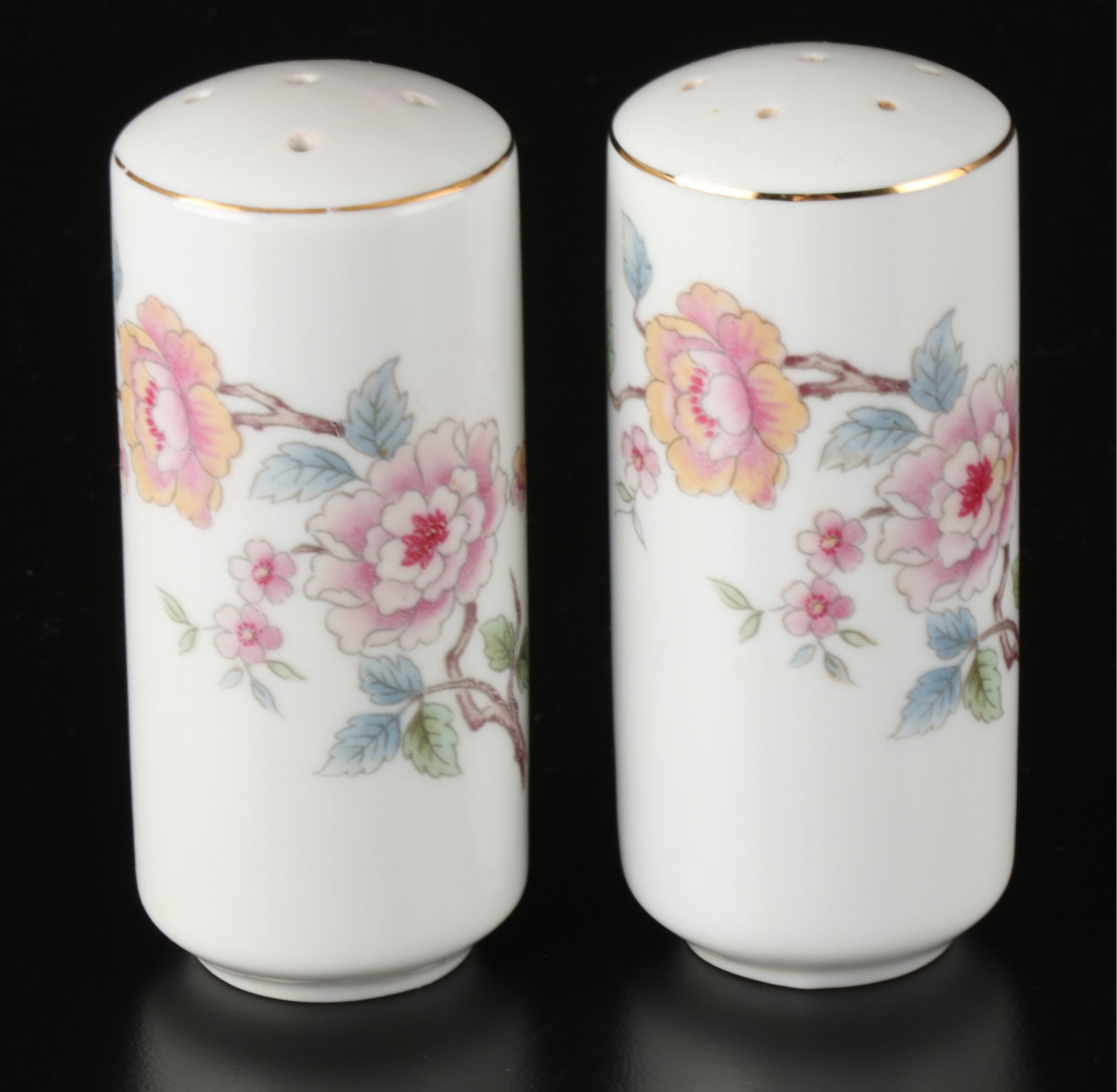 Sears "Peonies" Floral Fine China Porcelain Dinnerware, Late 20th Century