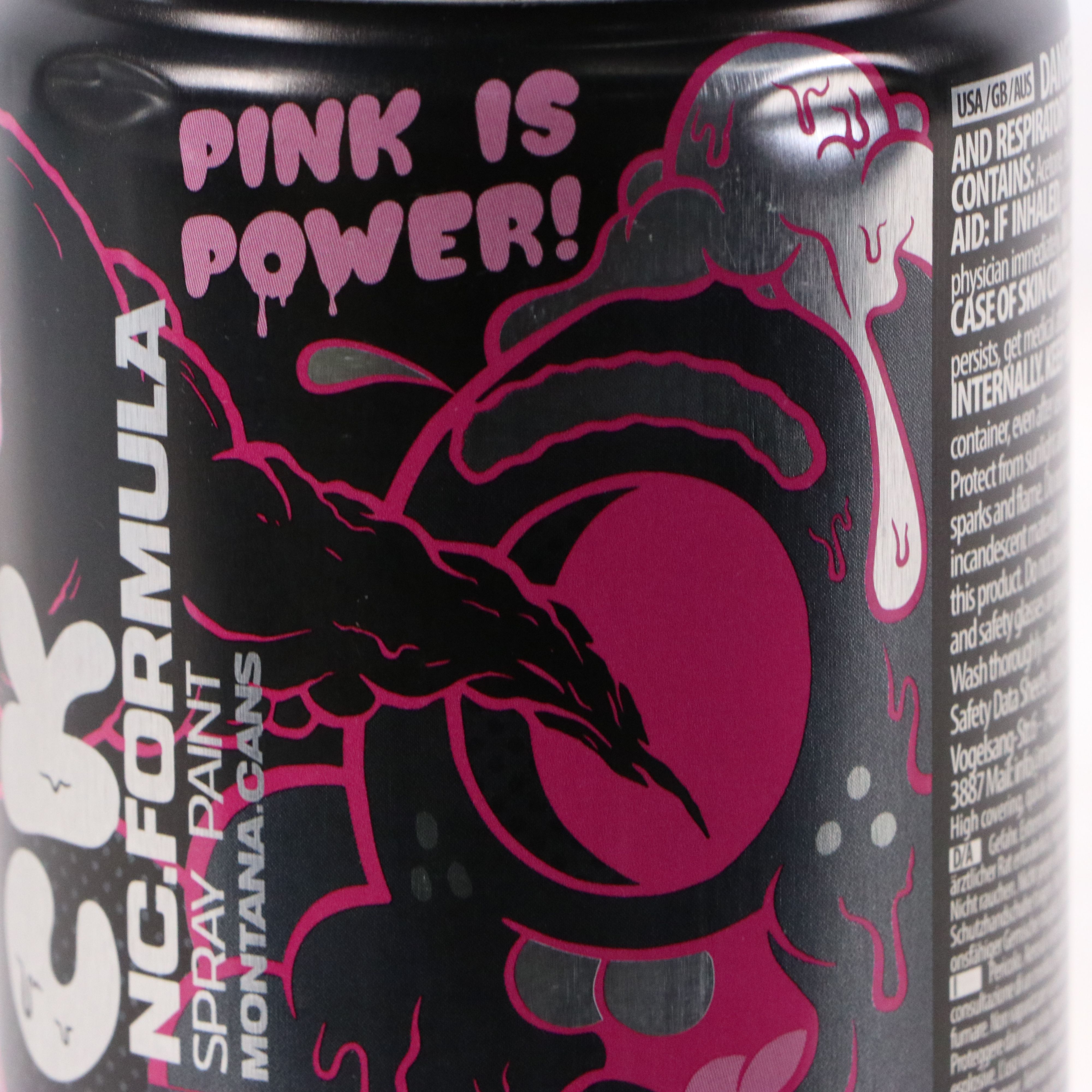 Buff Monster x Montana BLACK Artist Edition Spray Paint Can "Power Pink," 2017