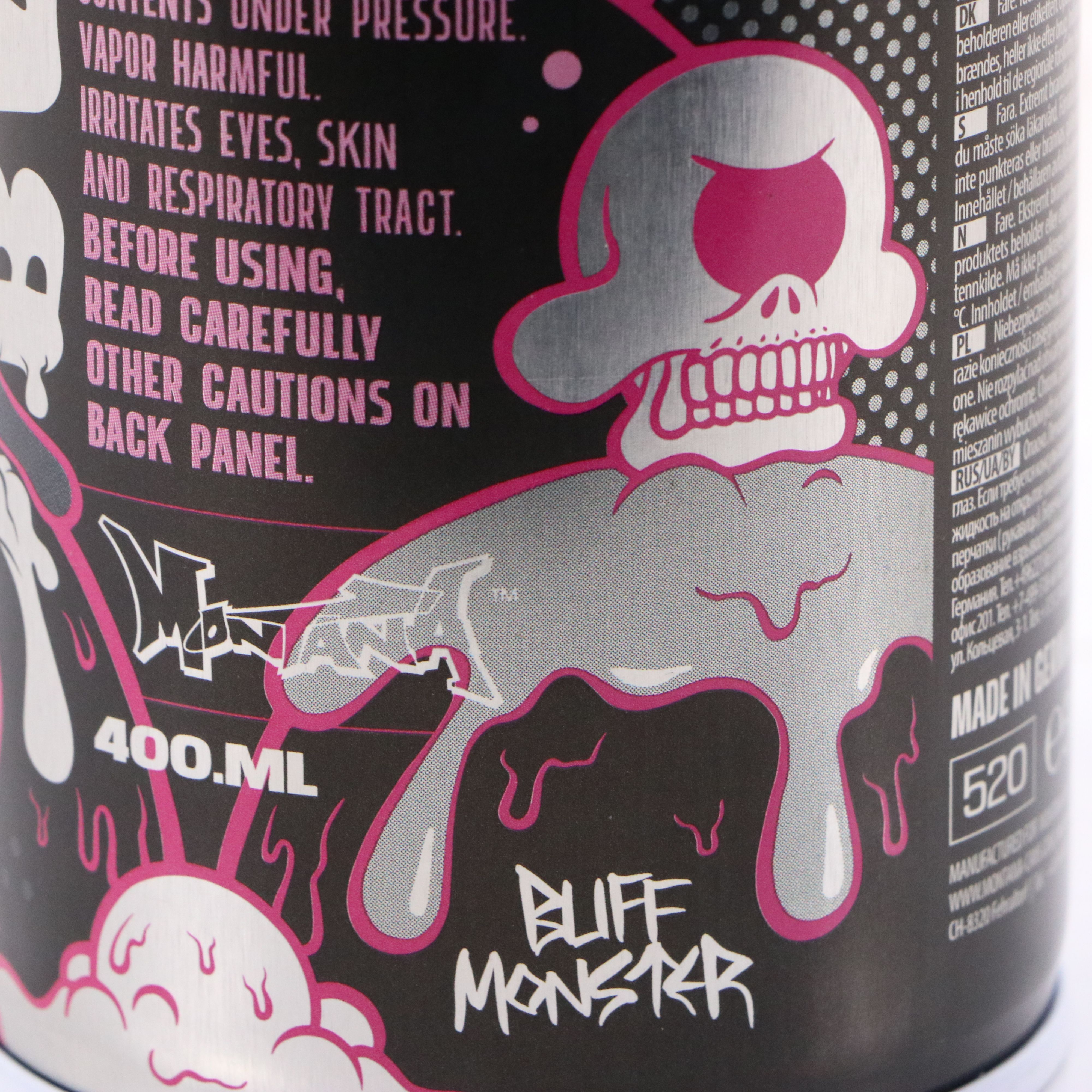 Buff Monster x Montana BLACK Artist Edition Spray Paint Can "Power Pink," 2017