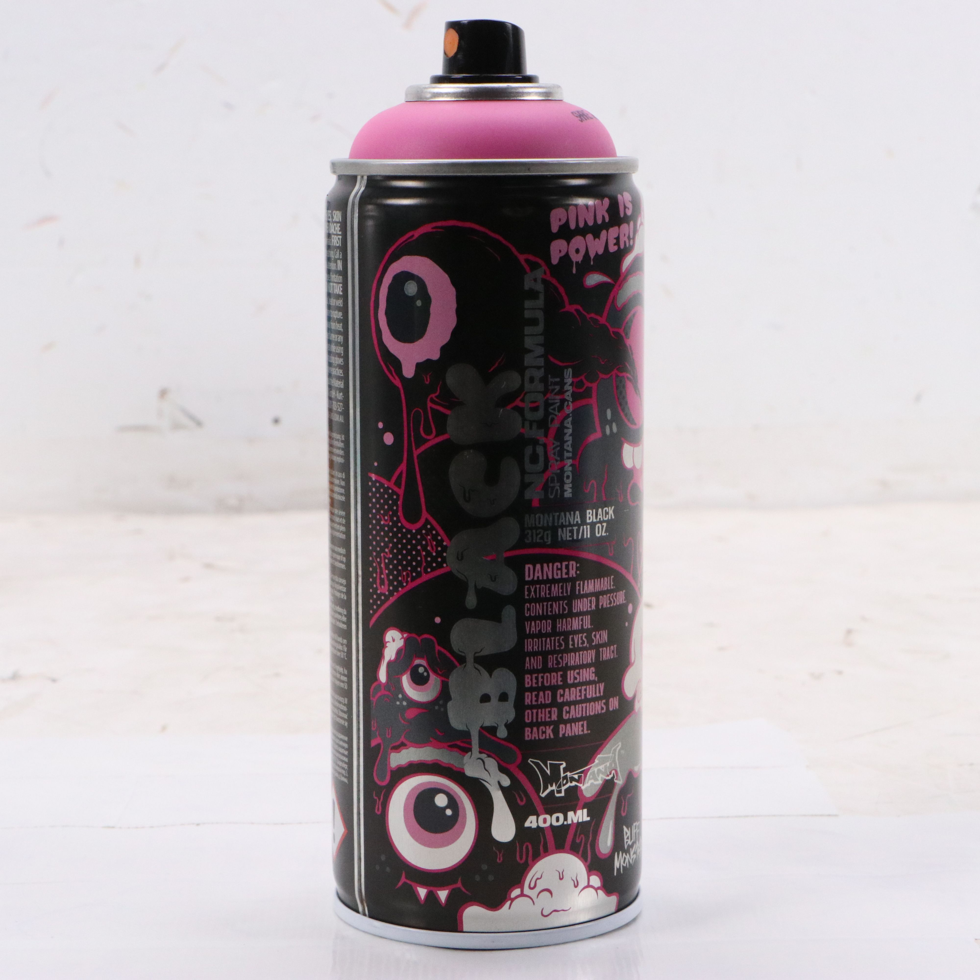 Buff Monster x Montana BLACK Artist Edition Spray Paint Can "Power Pink," 2017
