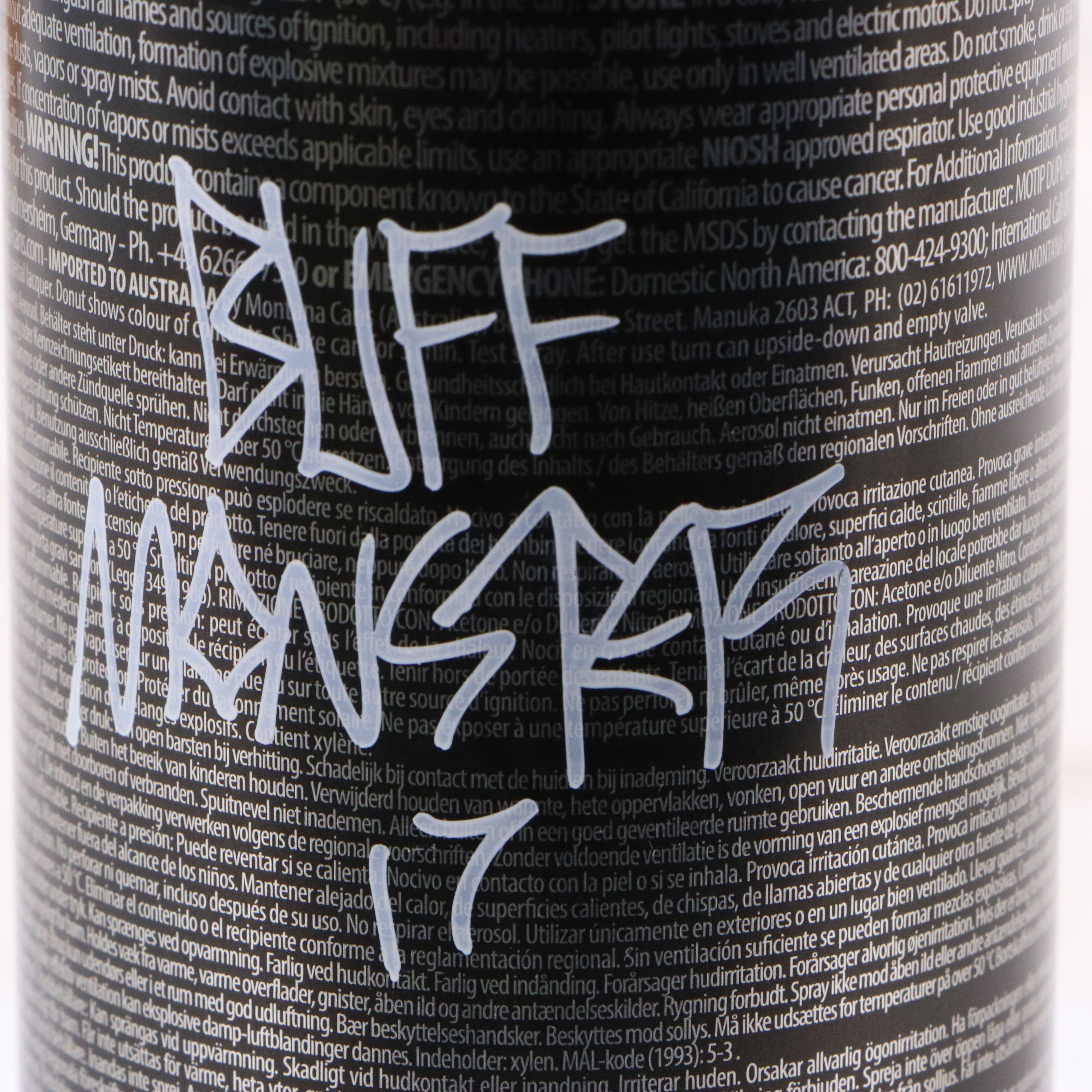 Buff Monster x Montana BLACK Artist Edition Spray Paint Can "Power Pink," 2017