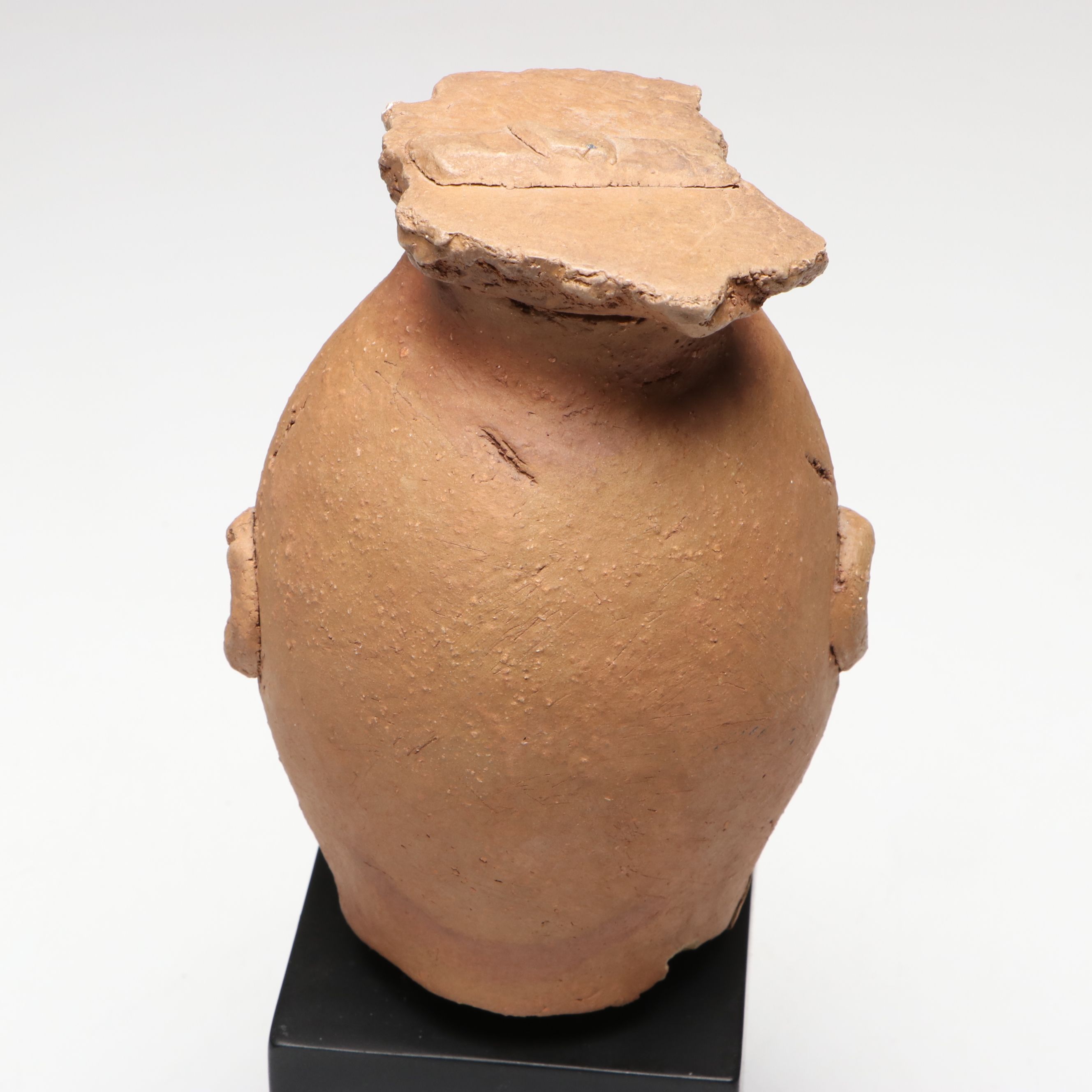 Japanese Kofun Period Haniwa Terracotta Head