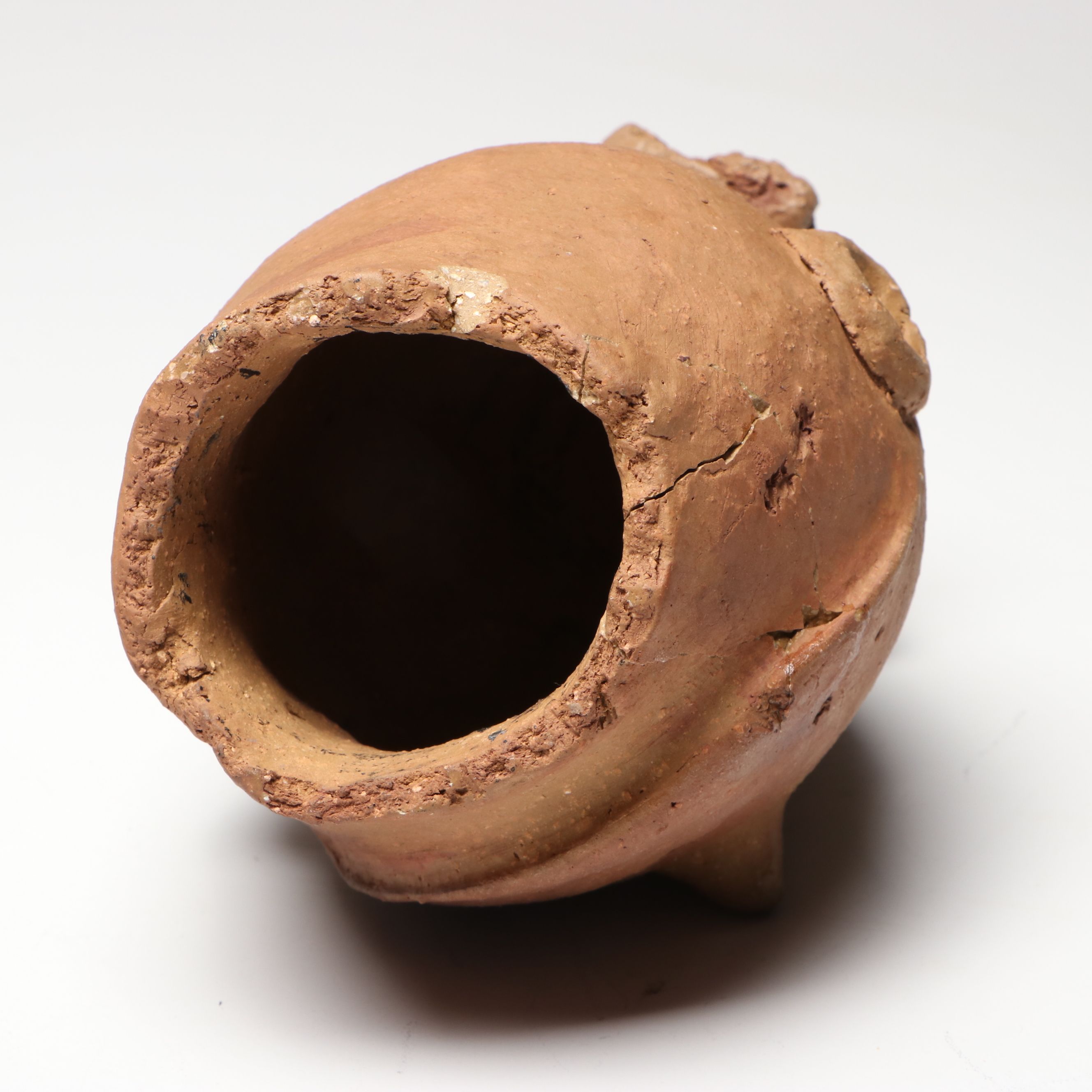 Japanese Kofun Period Haniwa Terracotta Head