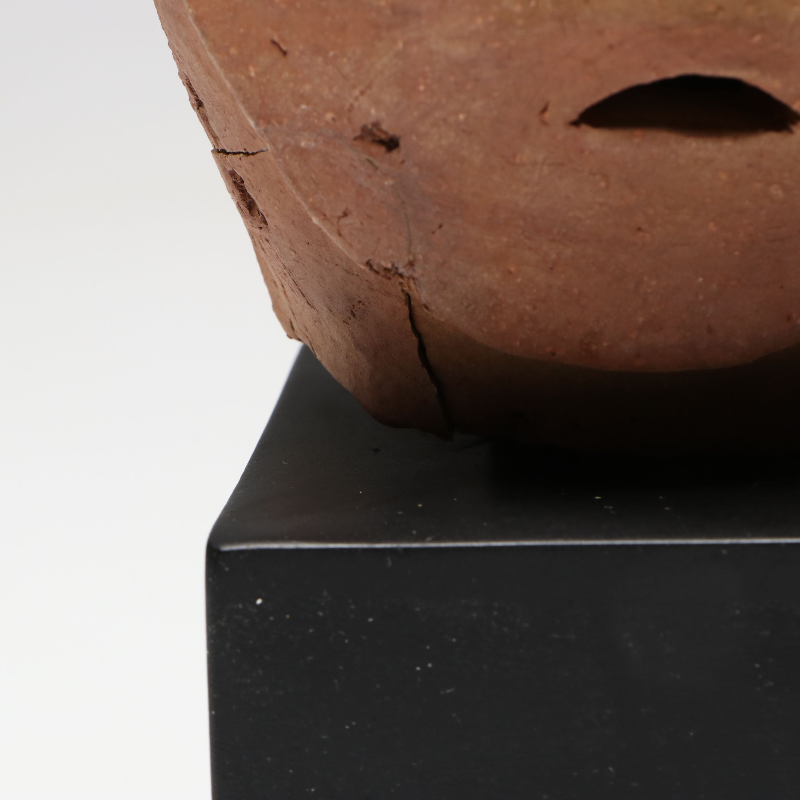 Japanese Kofun Period Haniwa Terracotta Head