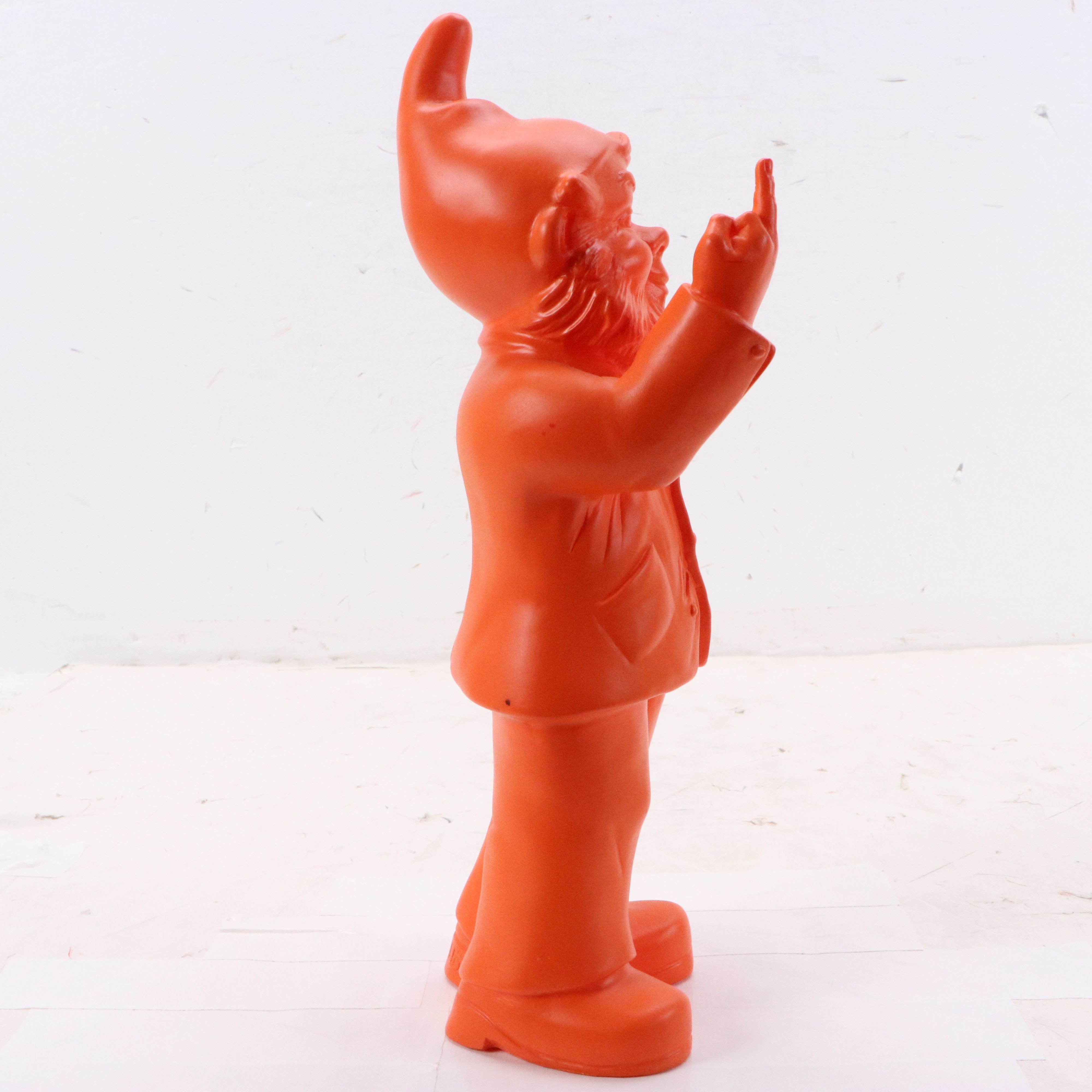 Ottmar Hörl Plastic Sculpture "Middle Finger Gnome," Late 20th/21st Century