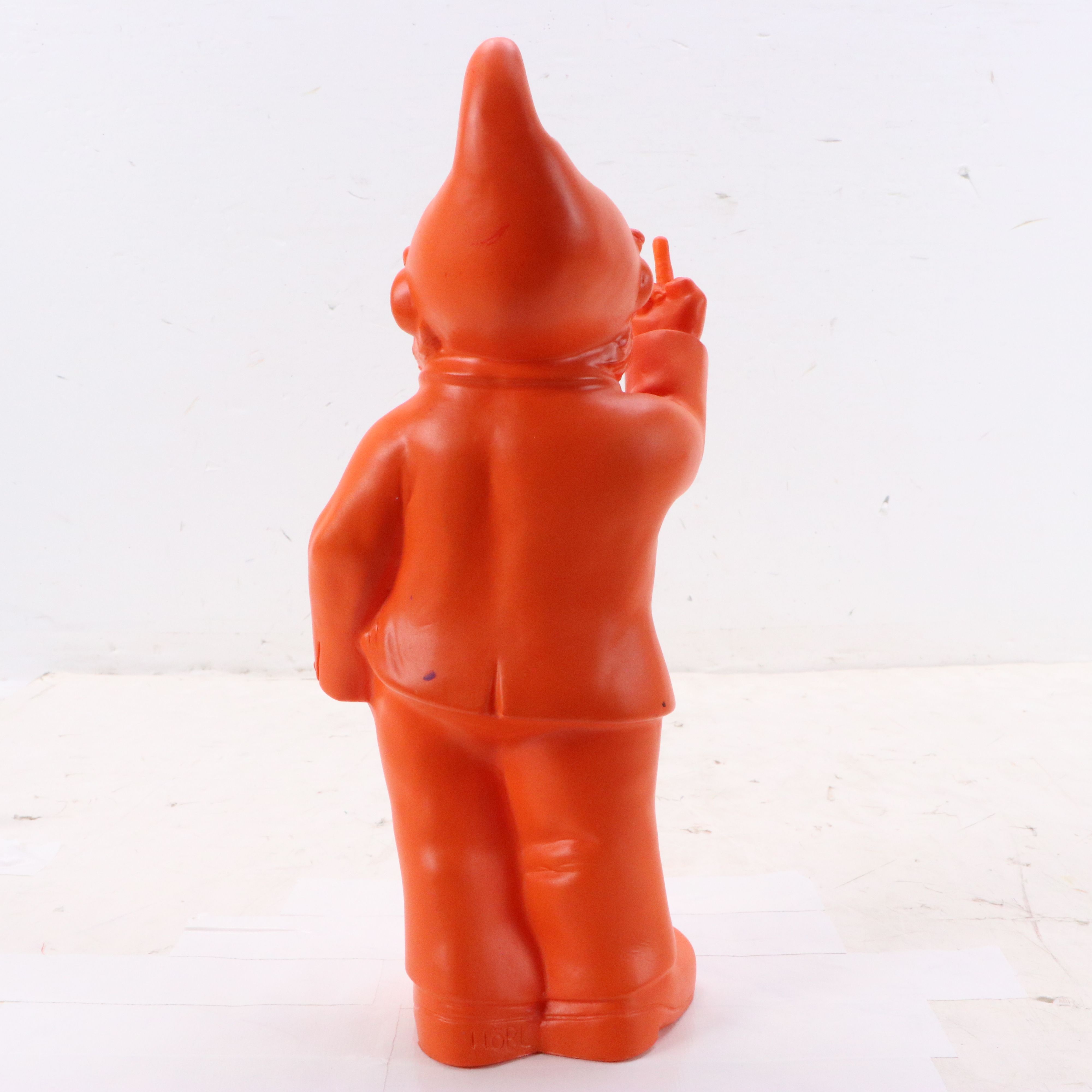 Ottmar Hörl Plastic Sculpture "Middle Finger Gnome," Late 20th/21st Century