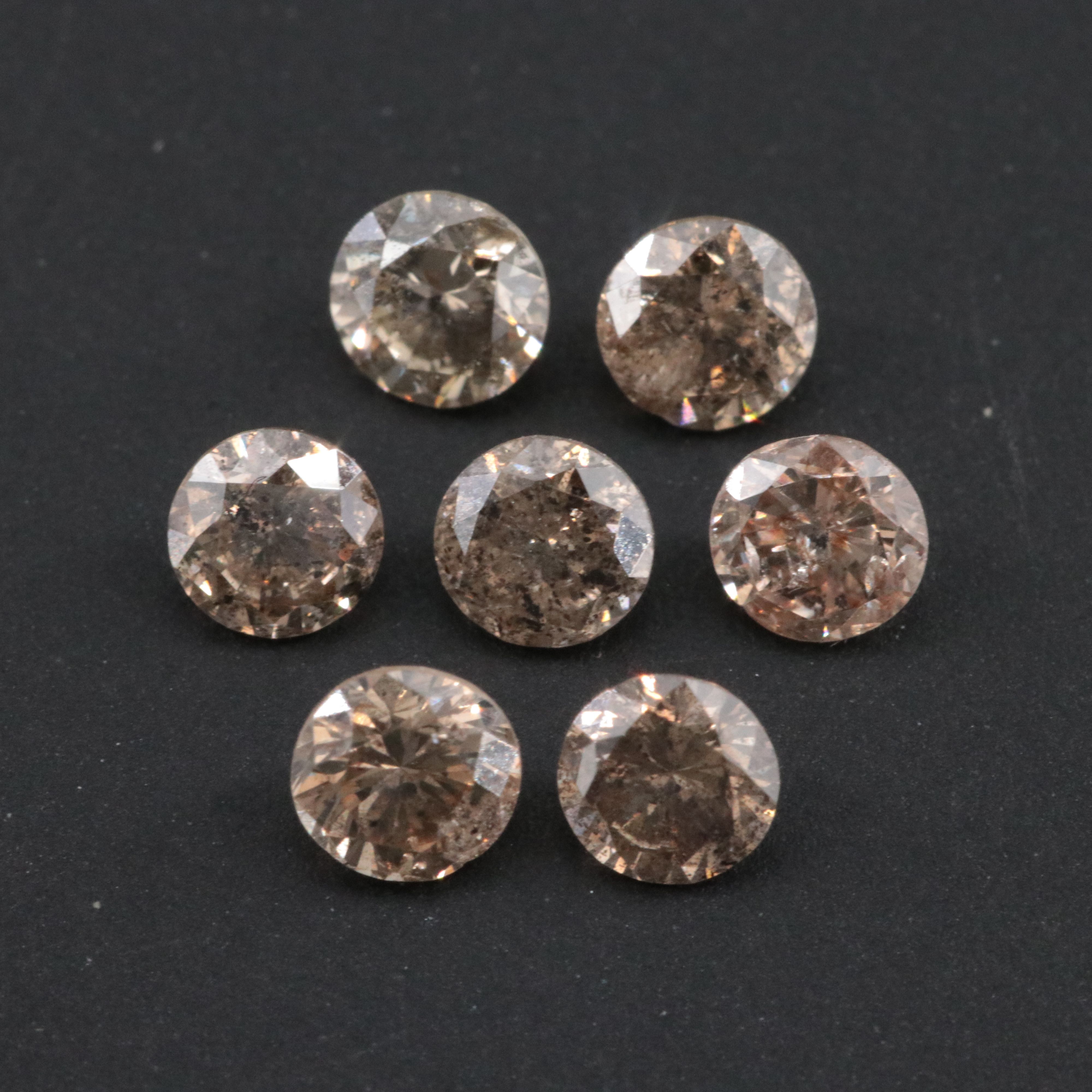 Loose 0.97 CTW Fancy Brown Diamonds