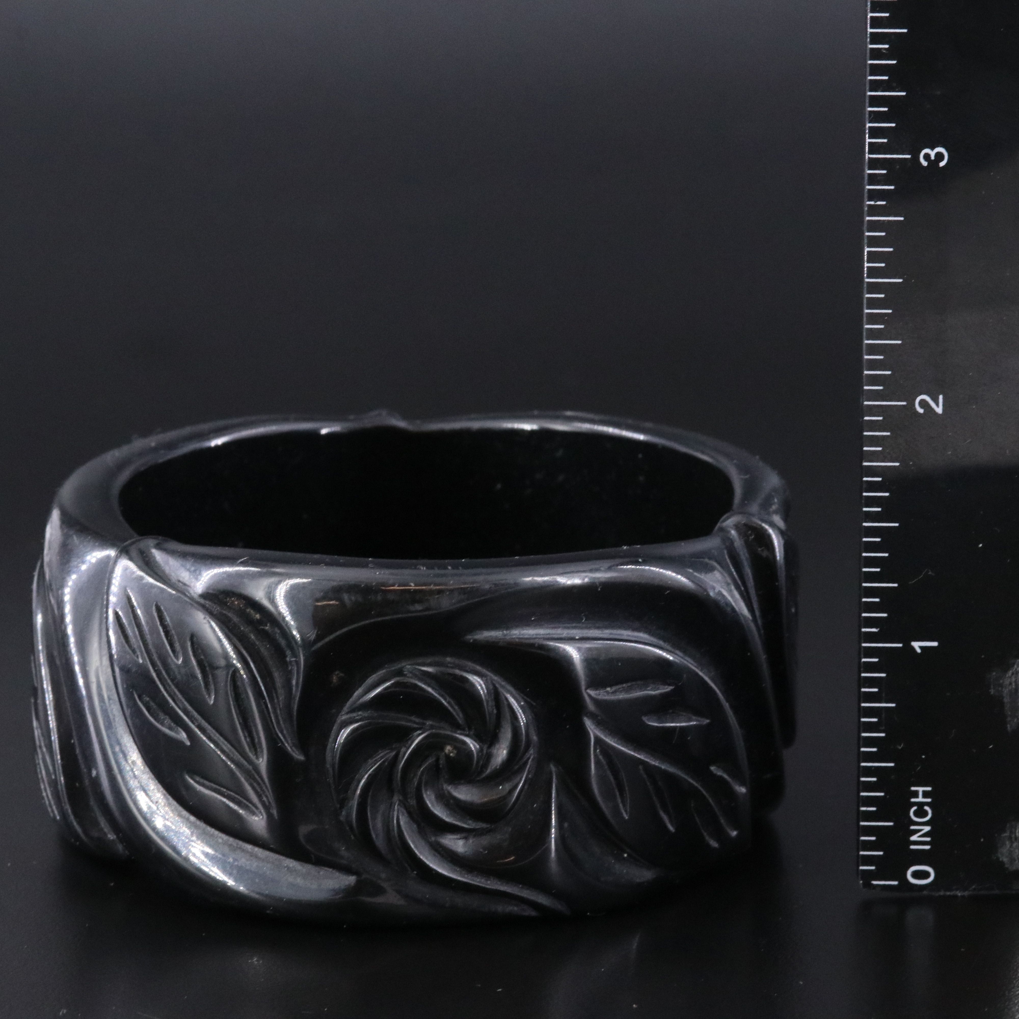 Vintage Lucite and Carved Bangle Featured in Necklace and Bracelet Selection