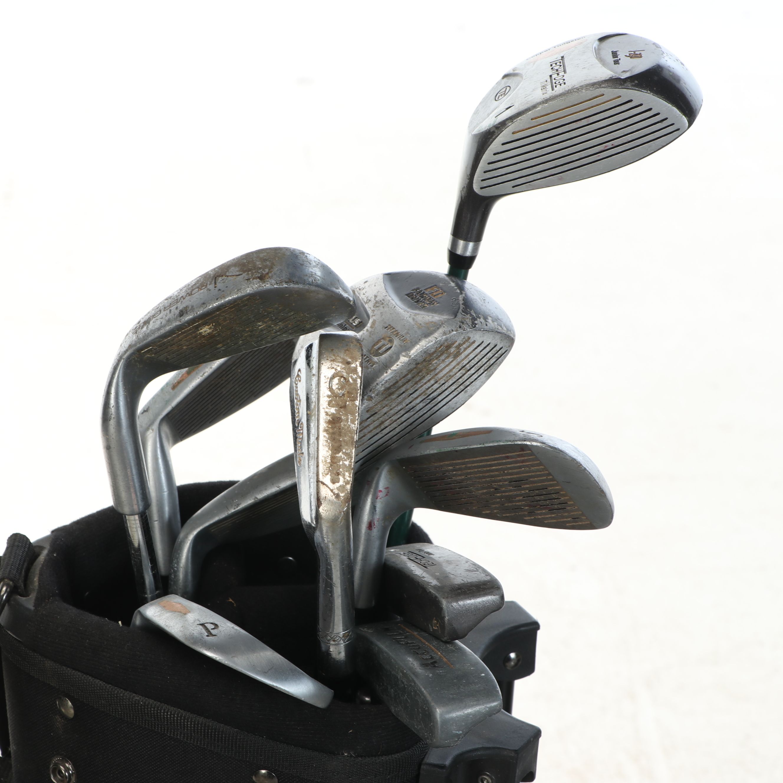 Tech Edge "Junior Tour" with Dunlop and Other Child's Golf Clubs, Bags