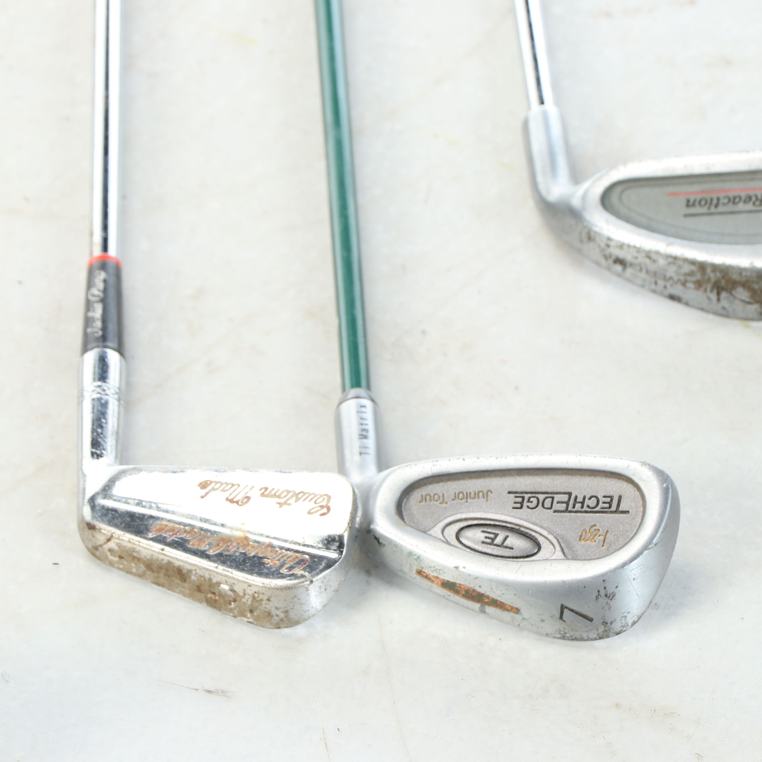 Tech Edge "Junior Tour" with Dunlop and Other Child's Golf Clubs, Bags