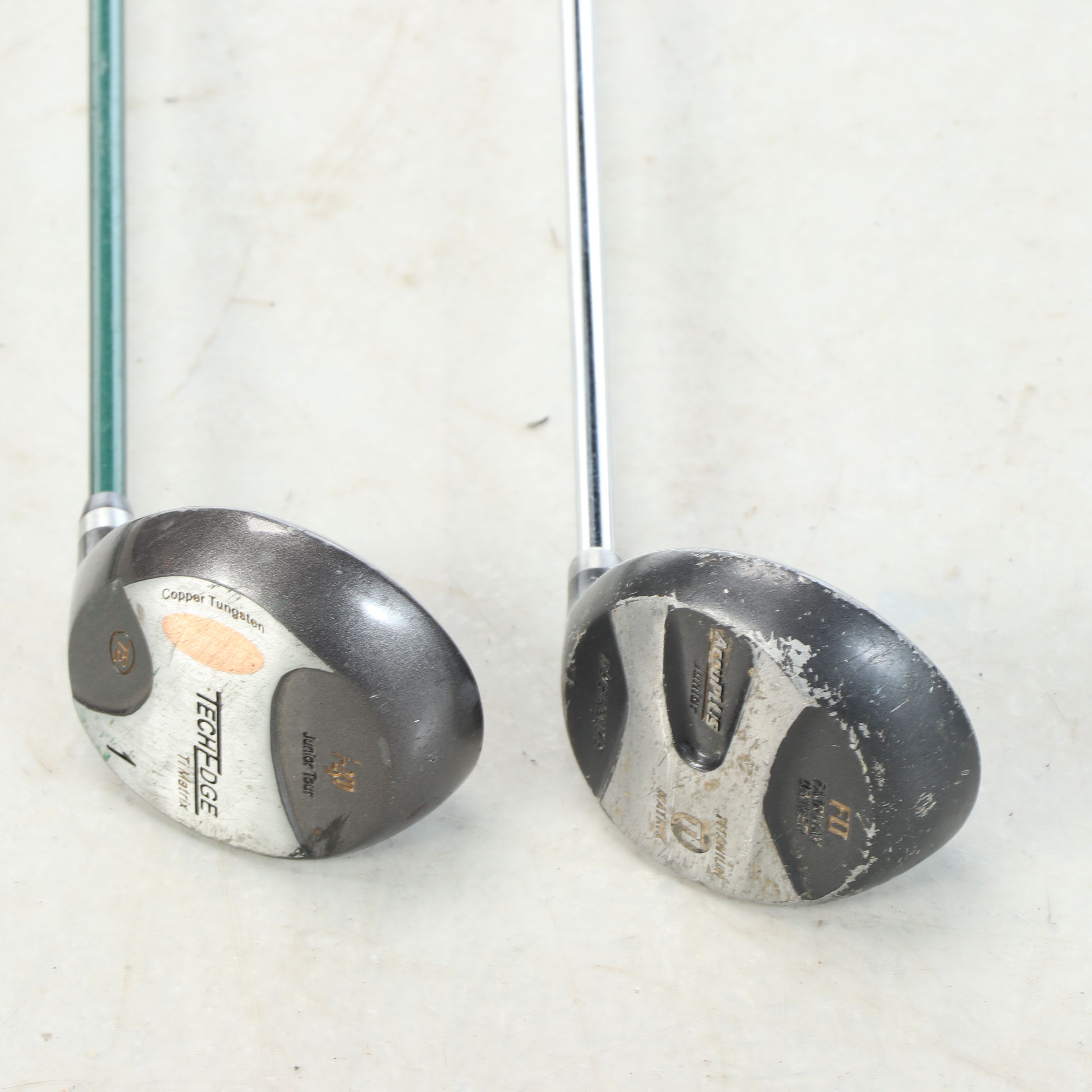 Tech Edge "Junior Tour" with Dunlop and Other Child's Golf Clubs, Bags