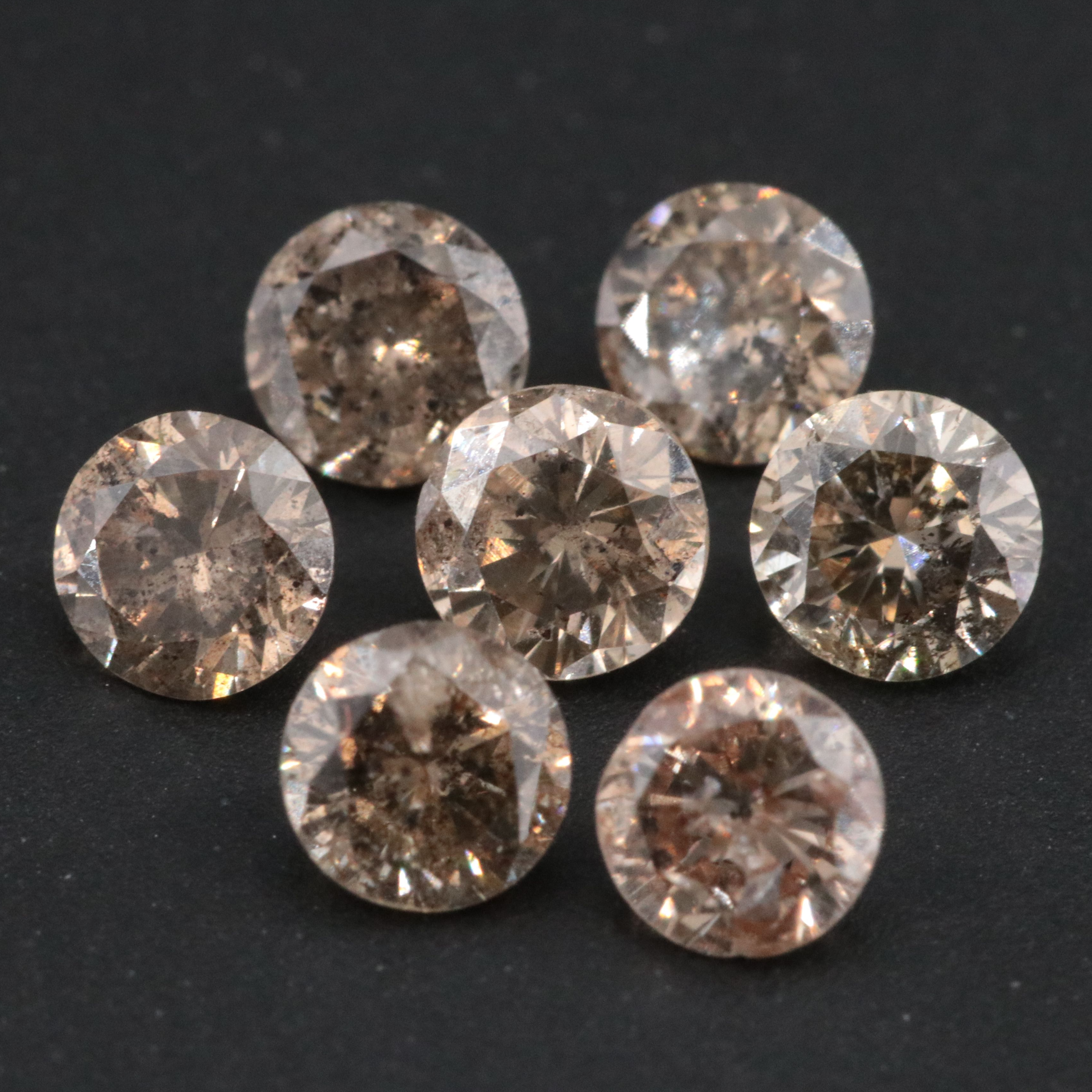 Loose 0.97 CTW Fancy Brown Diamonds