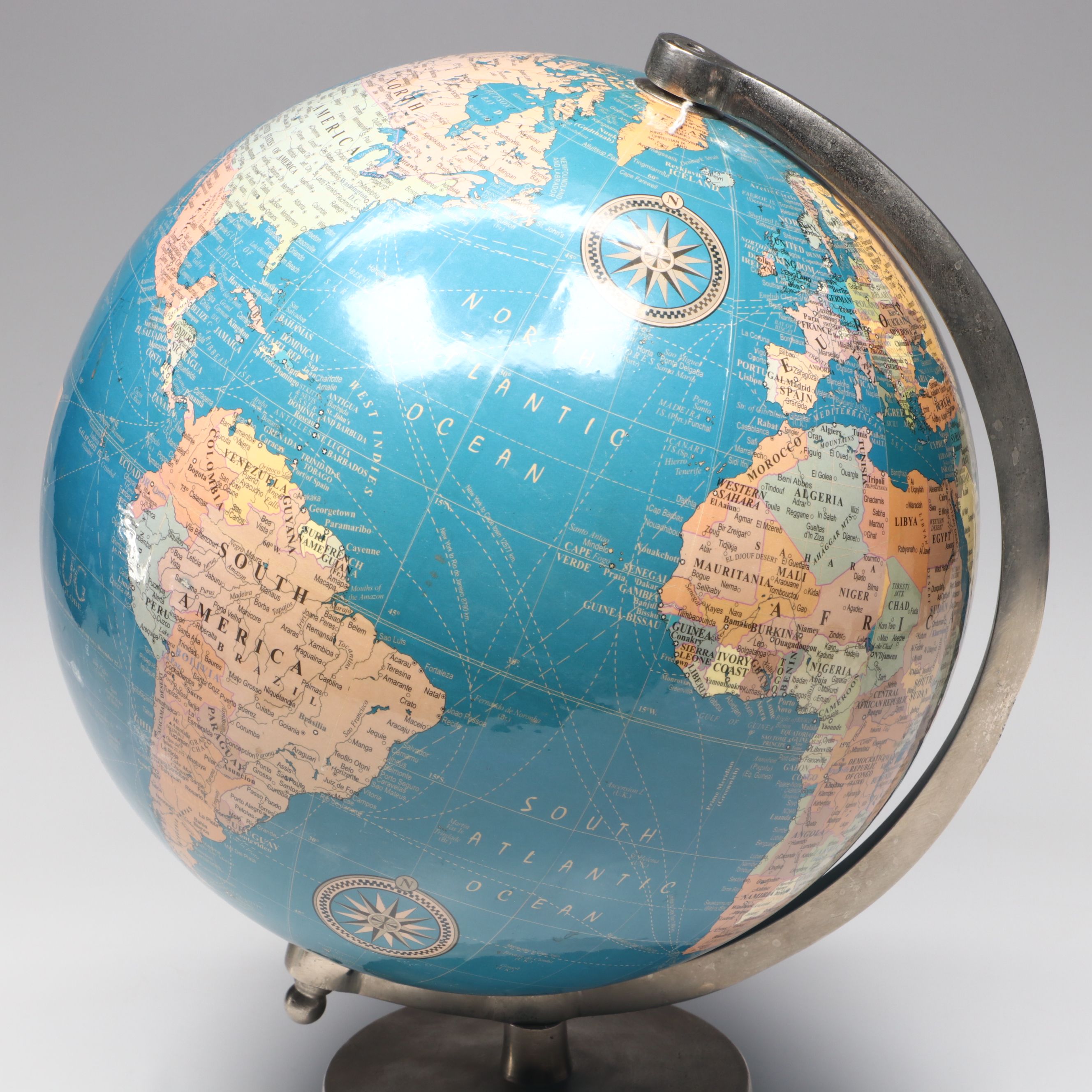 Ultimate Globes Plastic and Metal Desk Globe, 2010s