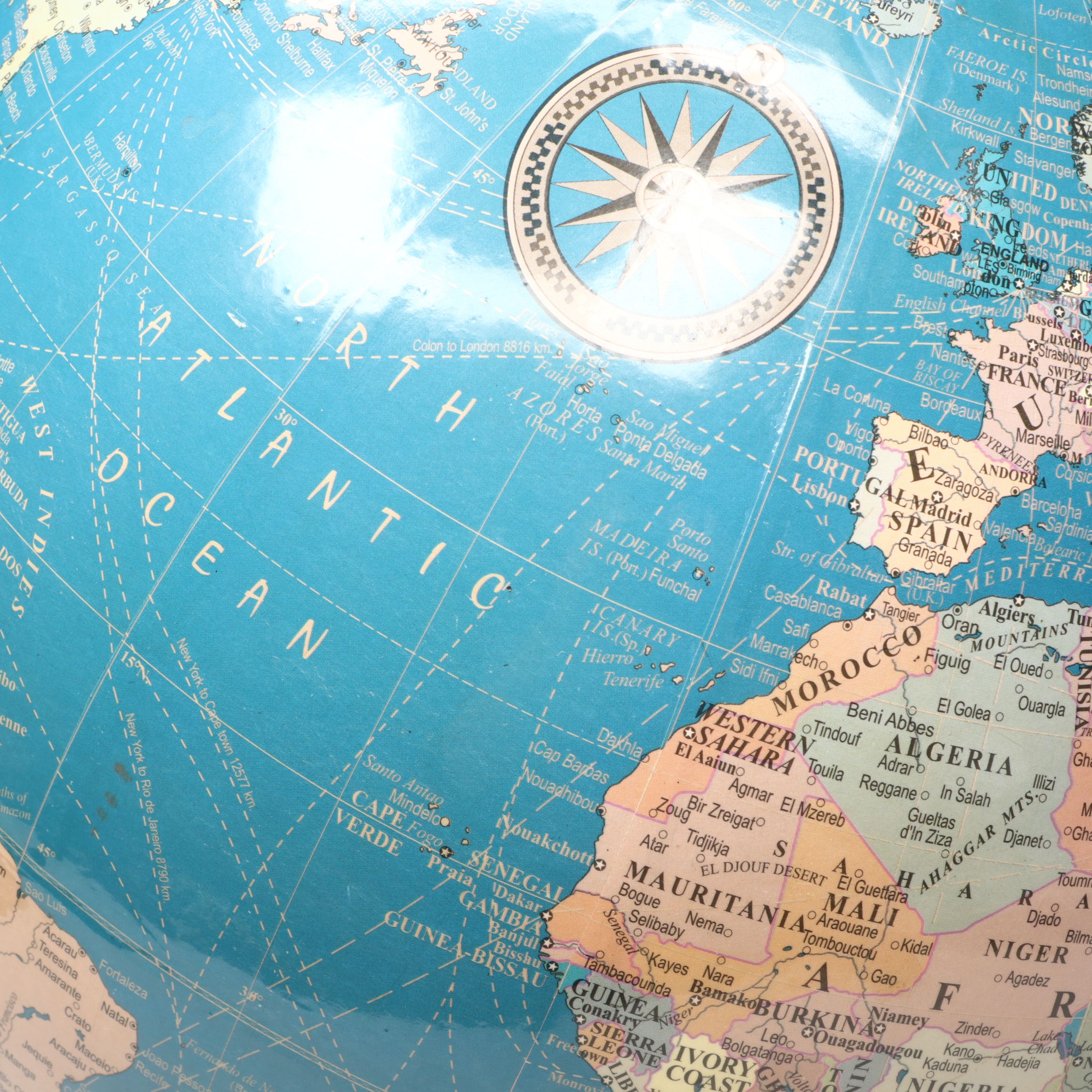 Ultimate Globes Plastic and Metal Desk Globe, 2010s