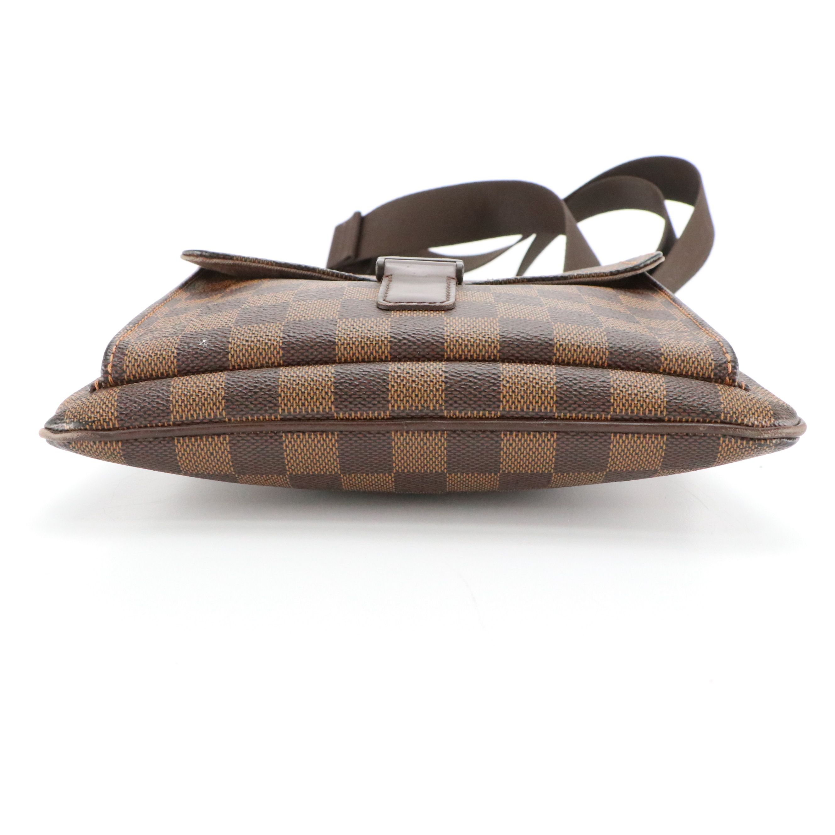 Louis Vuitton Pochette Melville Crossbody Bag in Damier Ebene Canvas