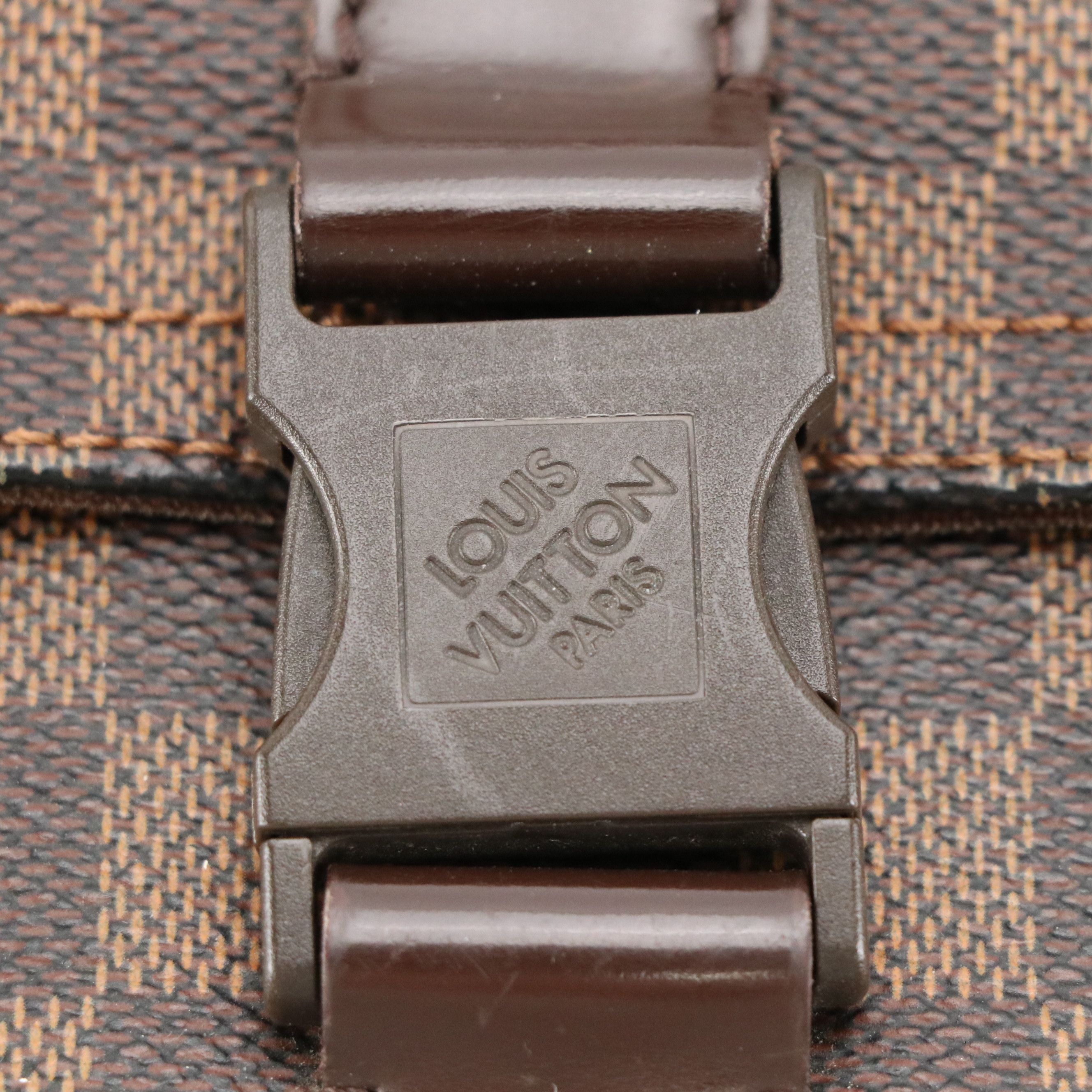 Louis Vuitton Pochette Melville Crossbody Bag in Damier Ebene Canvas