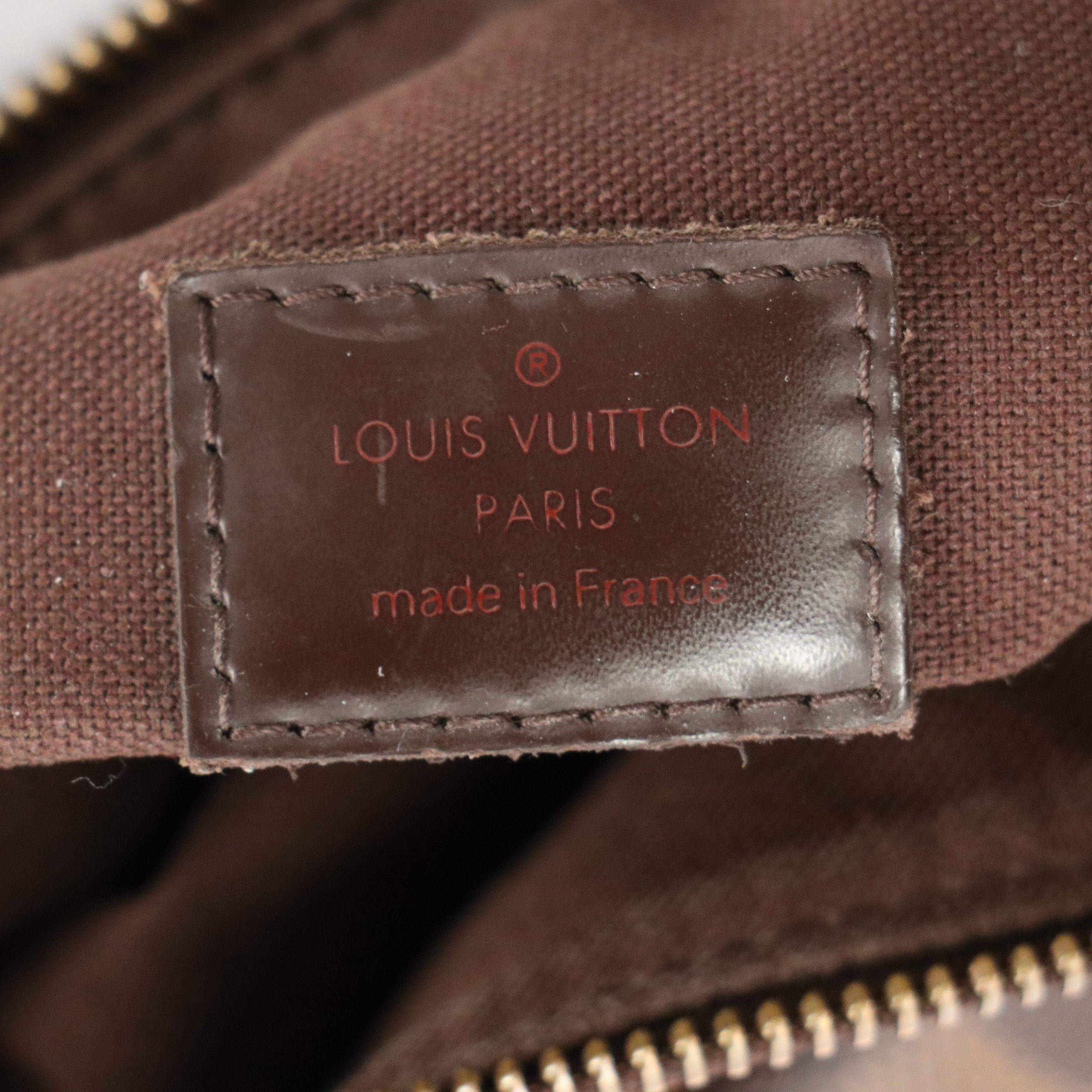 Louis Vuitton Pochette Melville Crossbody Bag in Damier Ebene Canvas