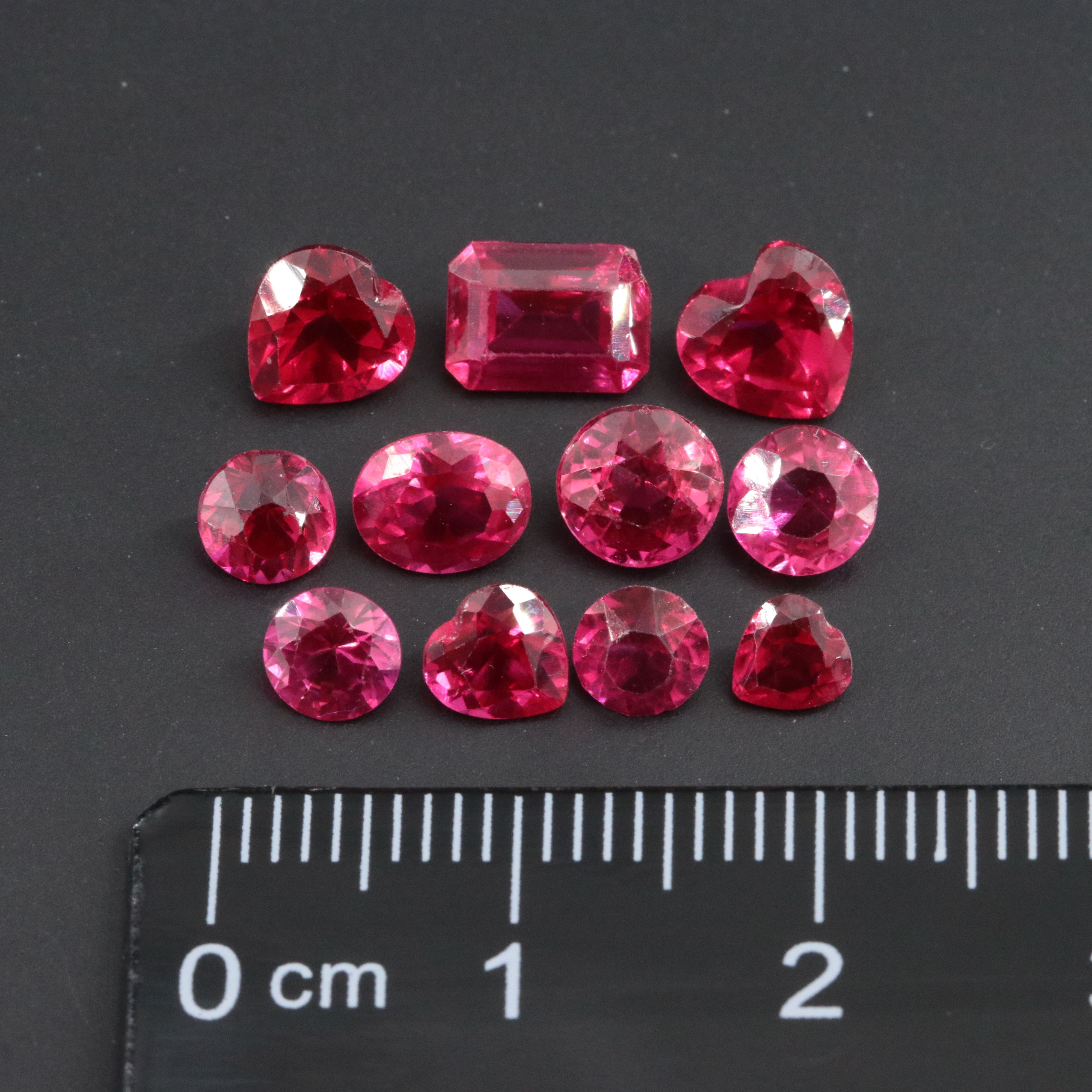 Loose 8.05 CTW Lab Grown Rubies