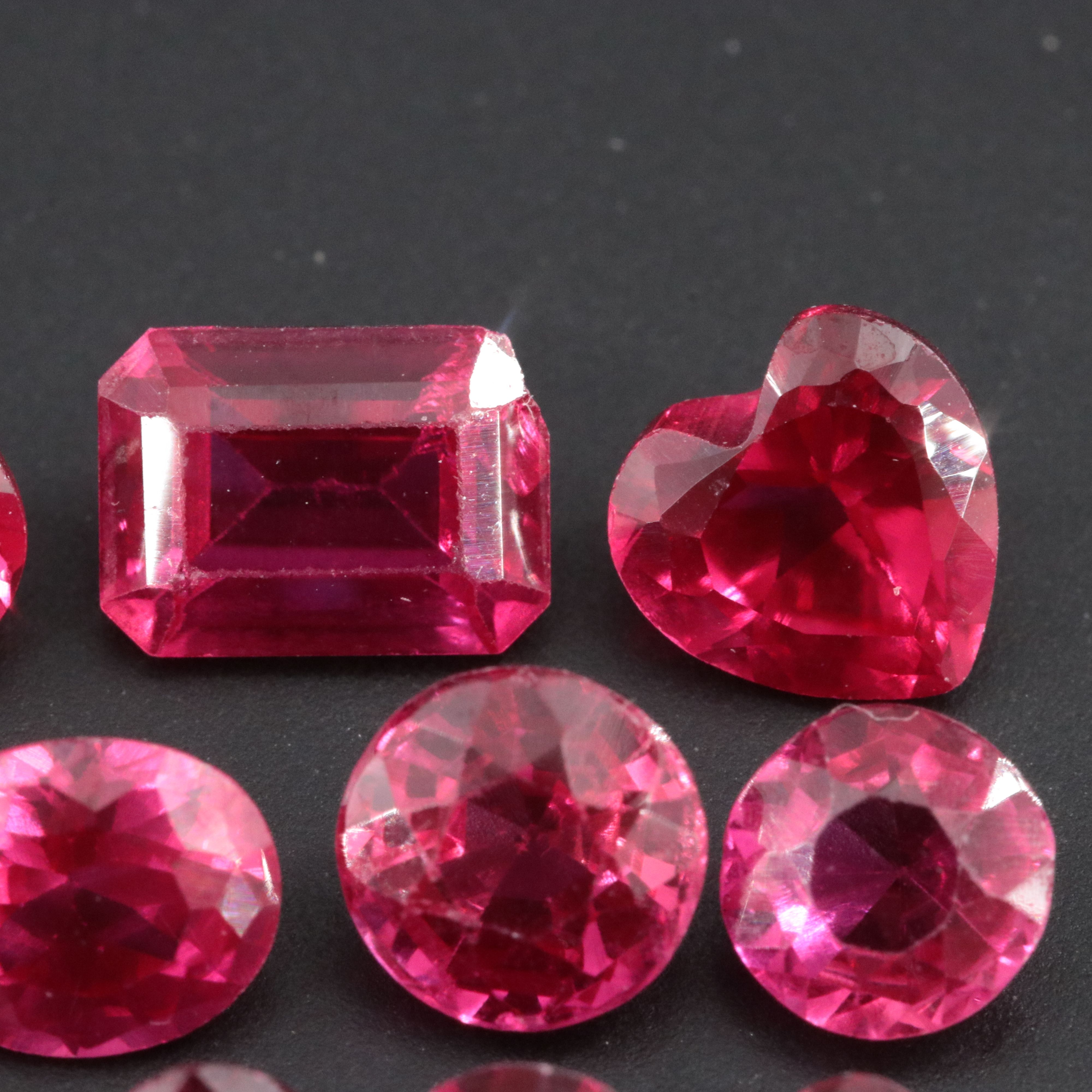 Loose 8.05 CTW Lab Grown Rubies