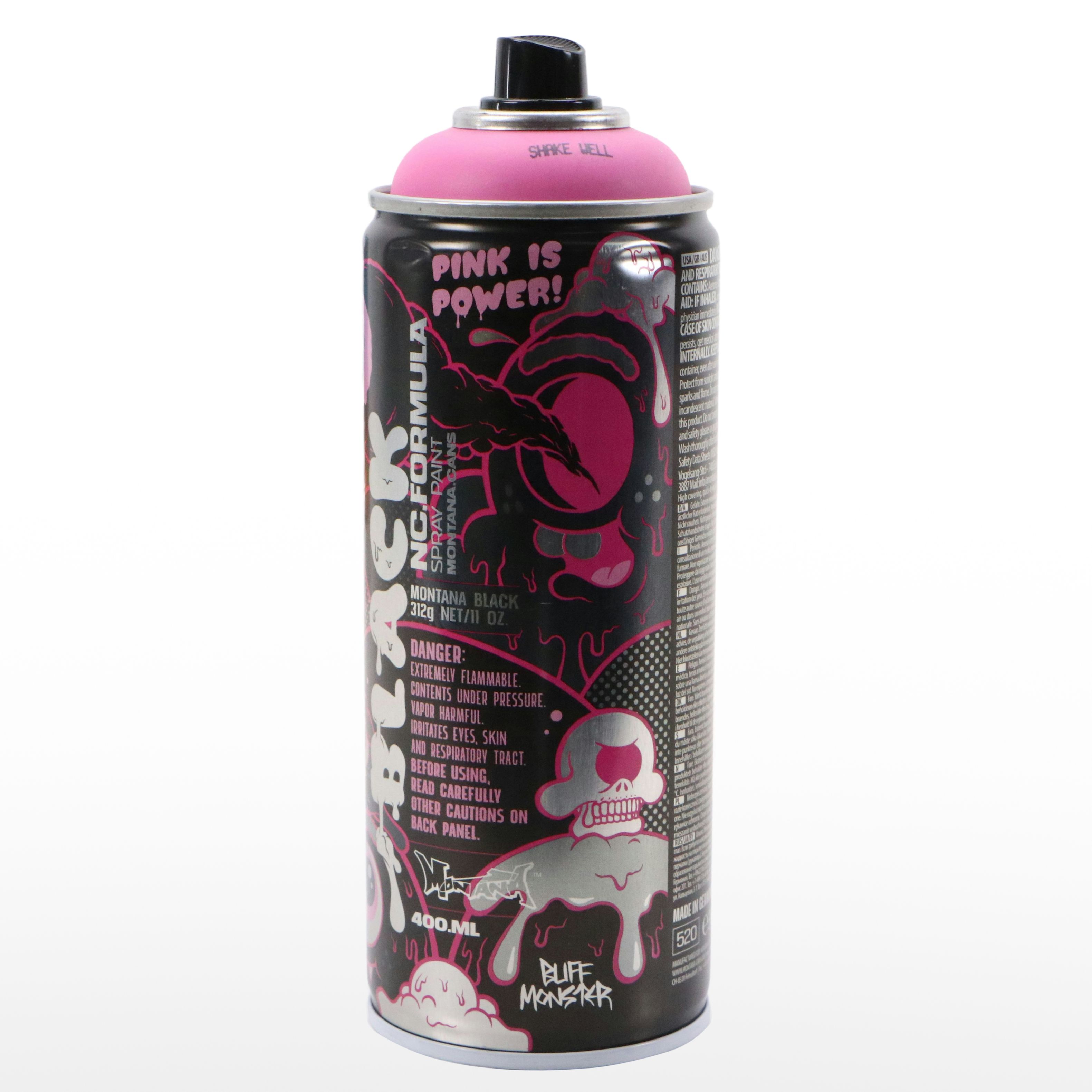 Buff Monster x Montana BLACK Artist Edition Spray Paint Can "Power Pink," 2017