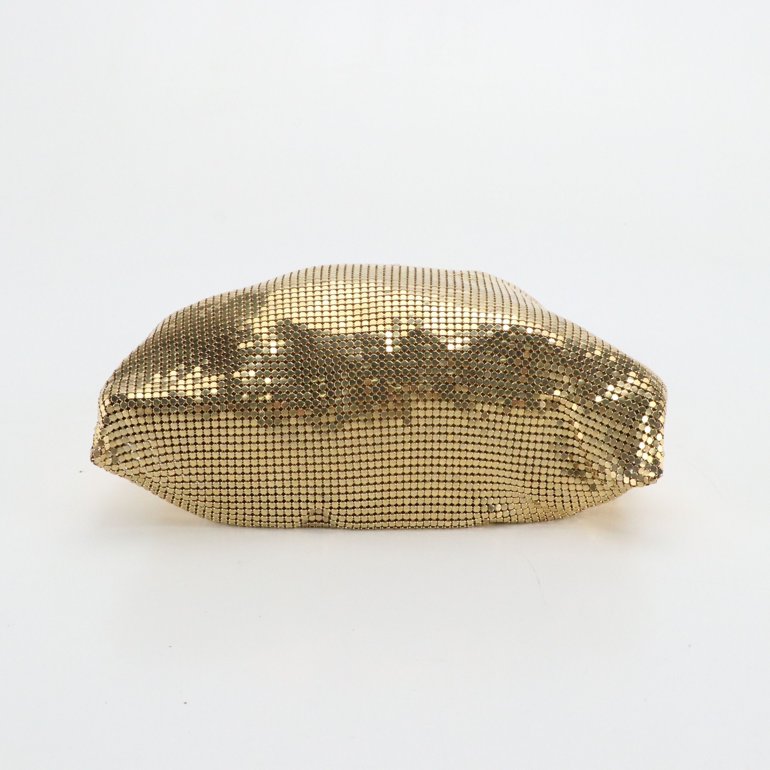 Malini Sulaika Gold Tone Mesh Bag and Thomas Wylde Chain Link Belt