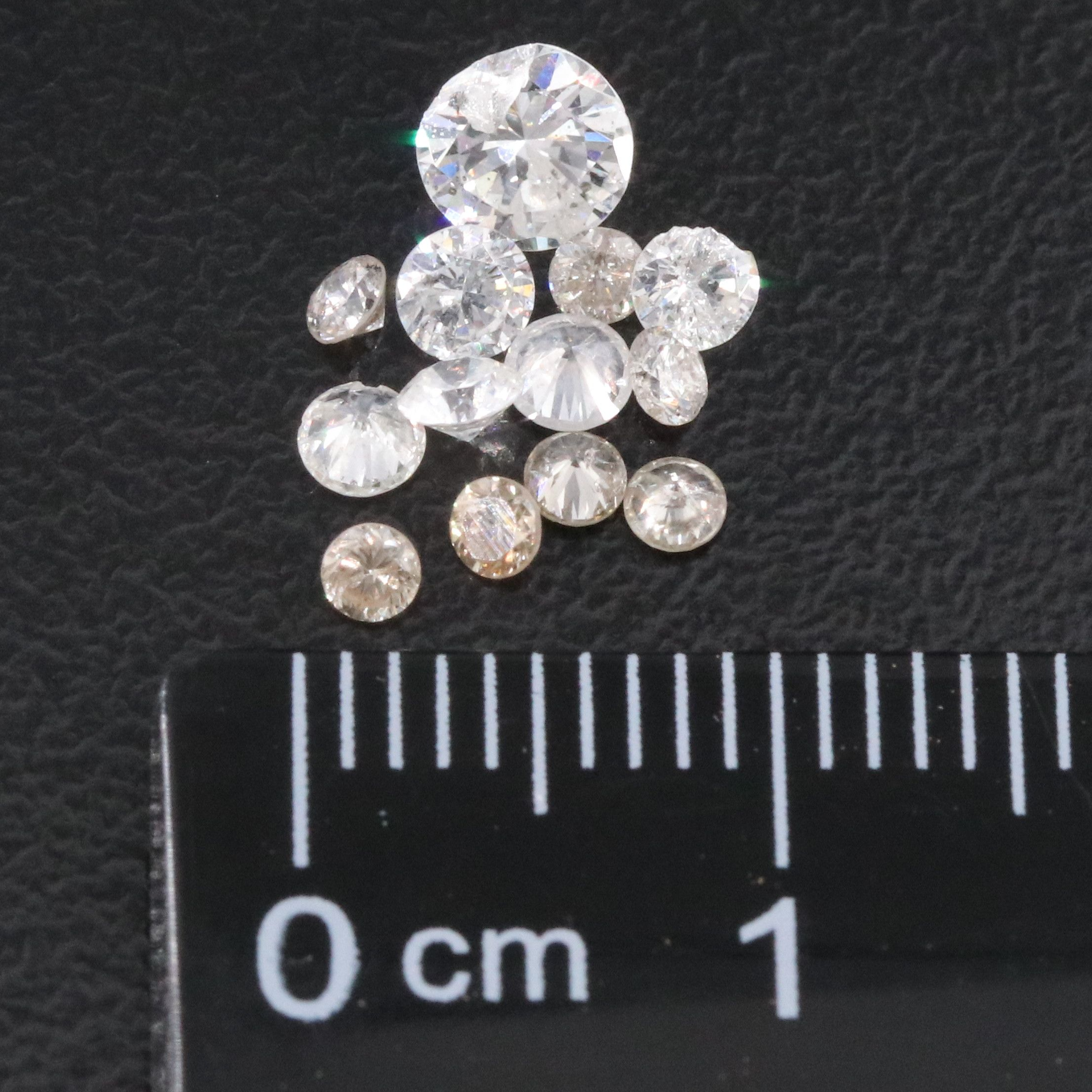 Loose 1.01 CTW Diamond Lot Including Fancy Brown