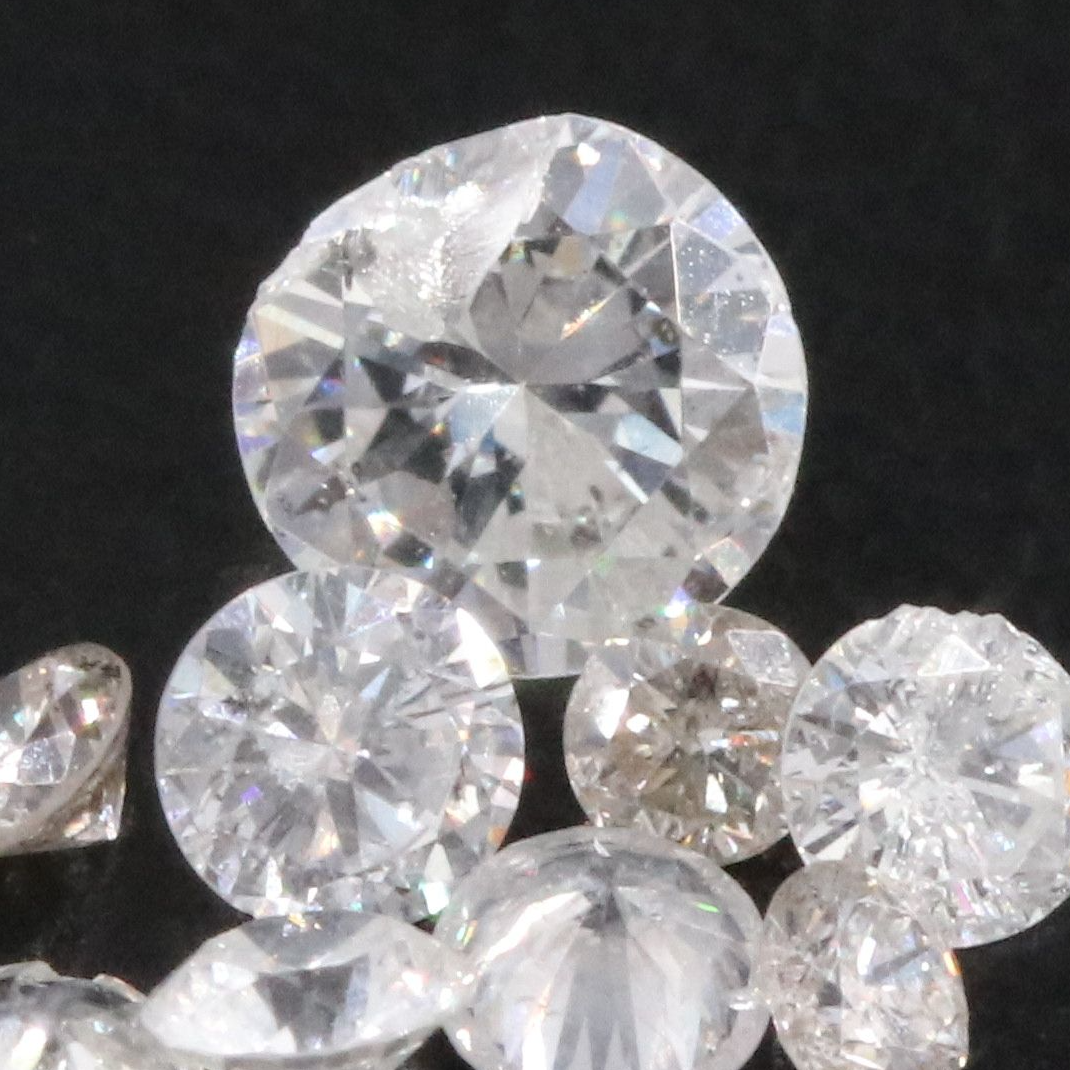 Loose 1.01 CTW Diamond Lot Including Fancy Brown