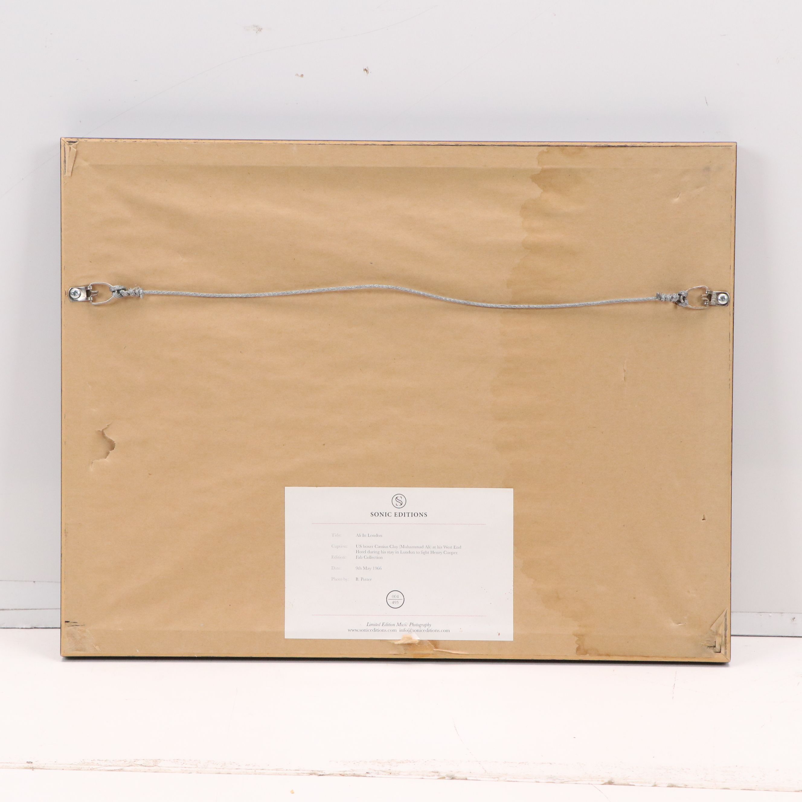 Photograph Reproduction After B. Potter "Ali in London," 21st Century