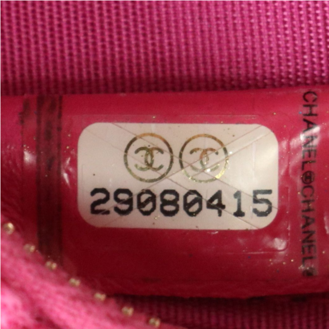 Chanel Round Wool Tweed Clutch with Chain and Lambskin Leather Coin Purse