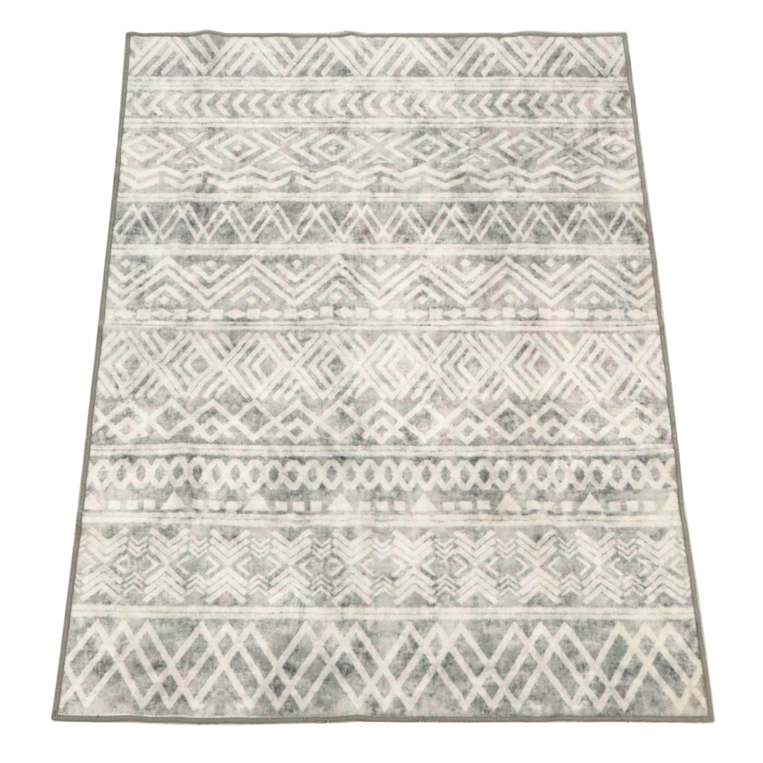 4'10 x 6'10 Machine Made Southwestern Motif Area Rug