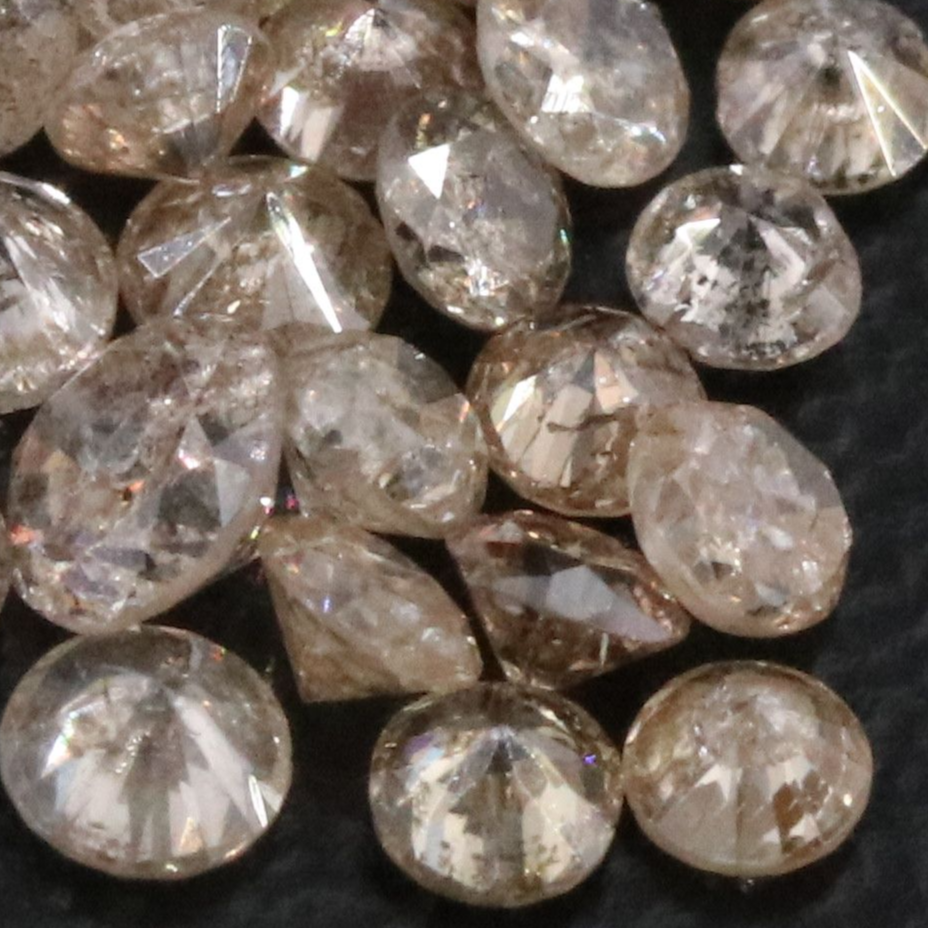 Loose 1.56 CTW Diamond Lot Including Fancy Brown