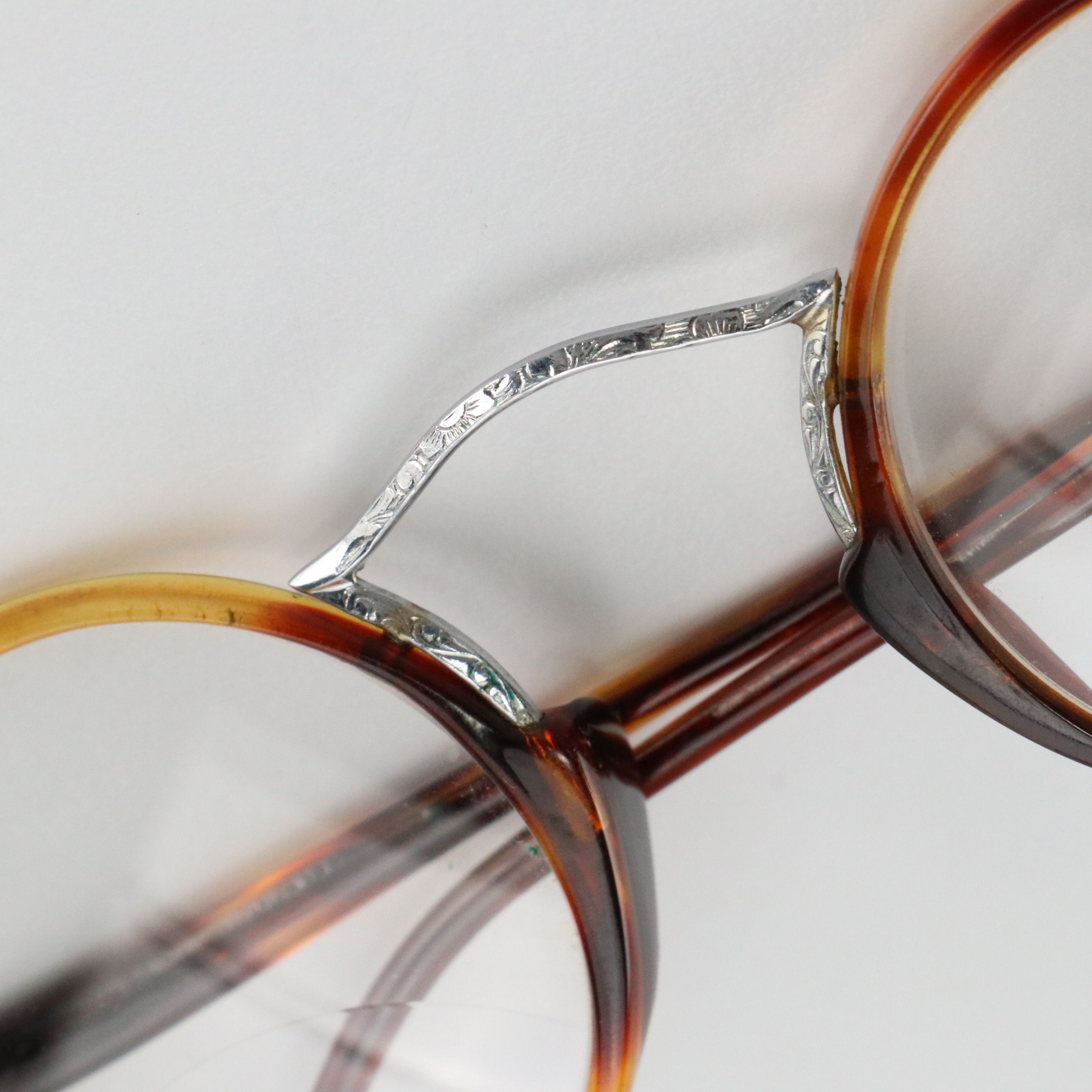Round Bifocal Havana Eyeglasses