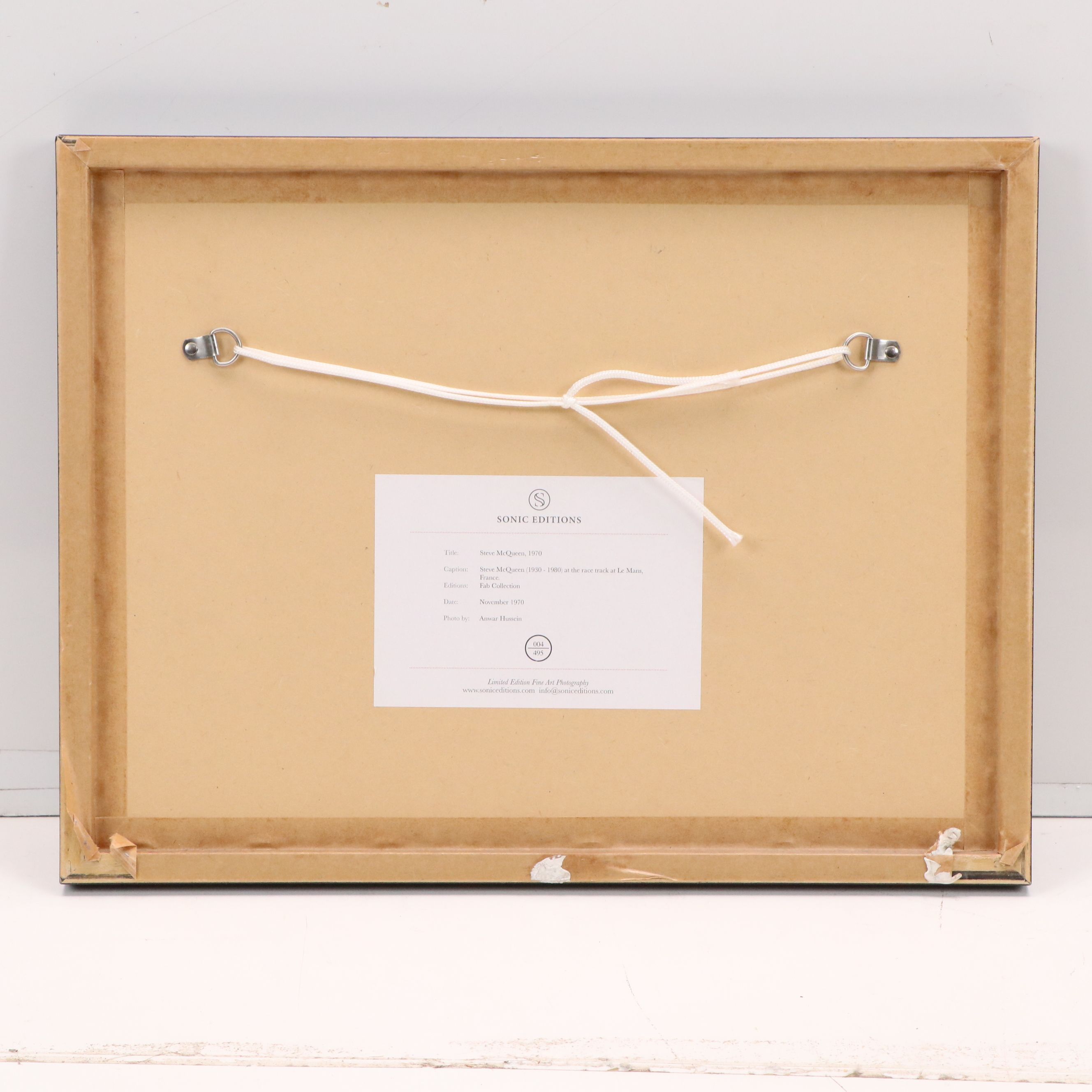 Photograph Reproduction After Anwar Hussein of Steve McQueen, 21st Century