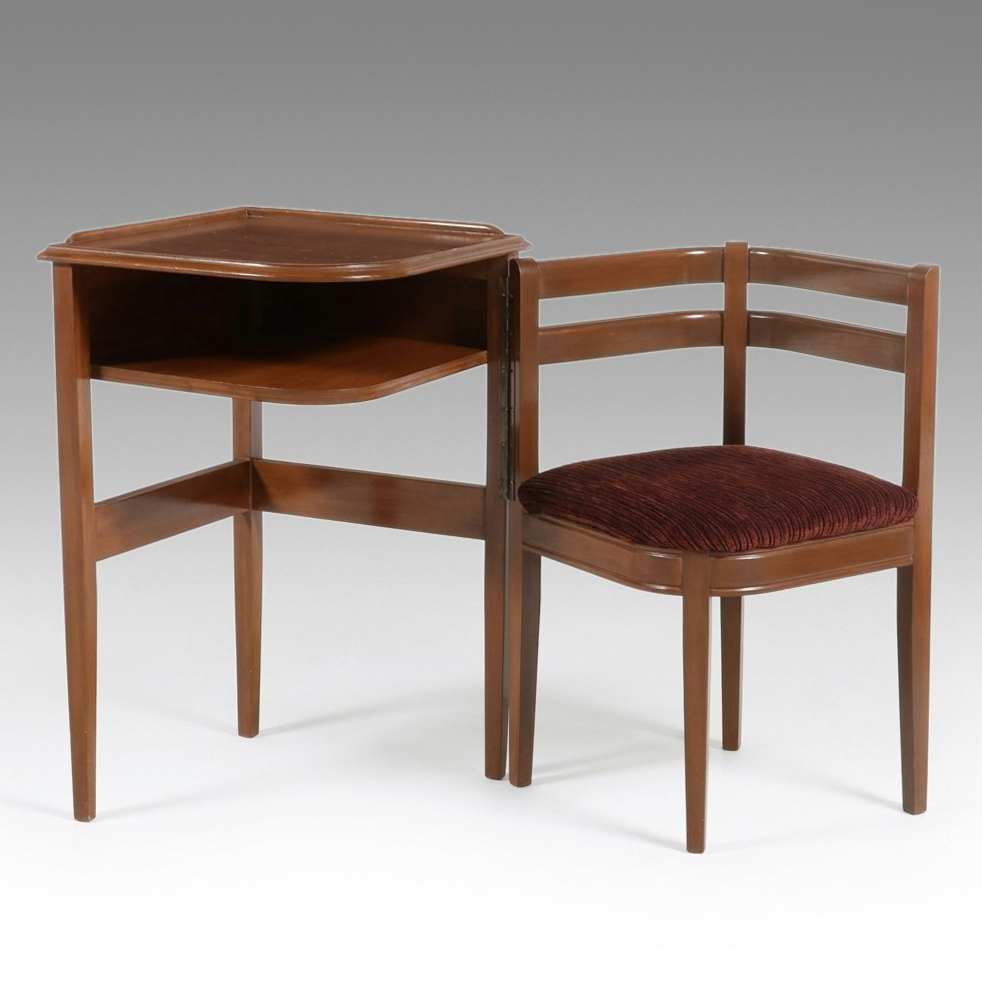 Mid Century Modern Hinged "Companion" Telephone Set, Mid-20th Century