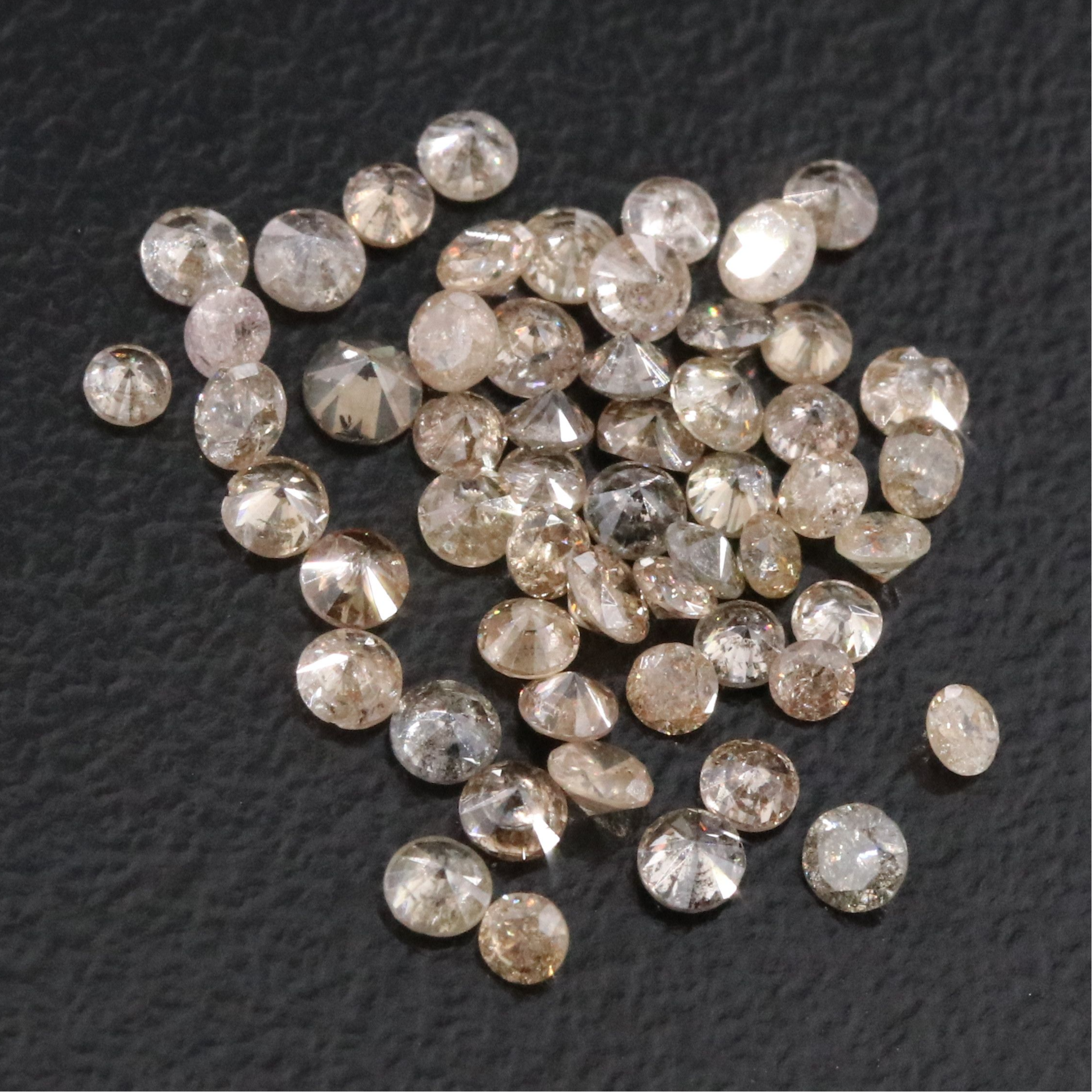 Loose 2.06 CTW Diamond Lot Including Fancy Brown
