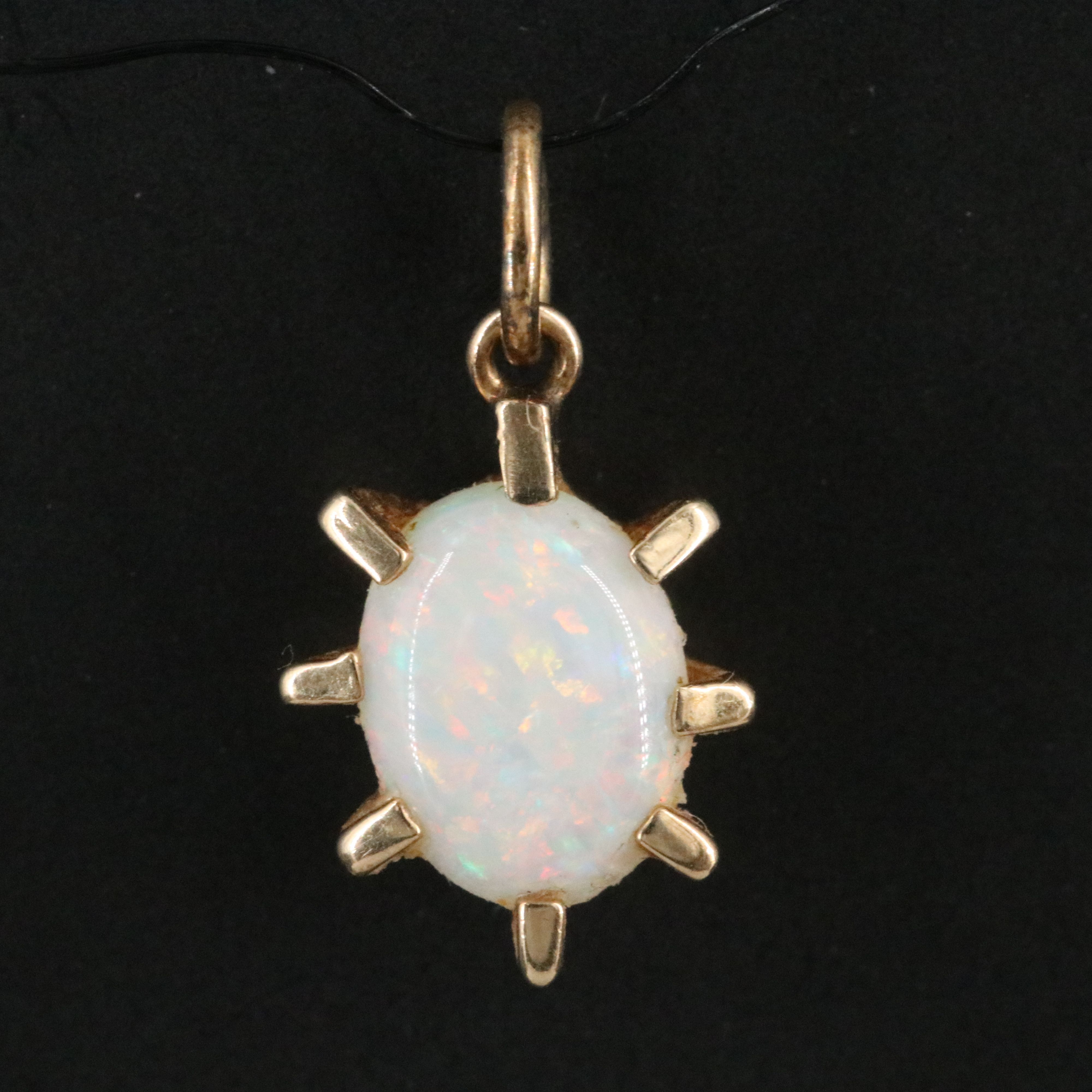 14K Opal Pendant
