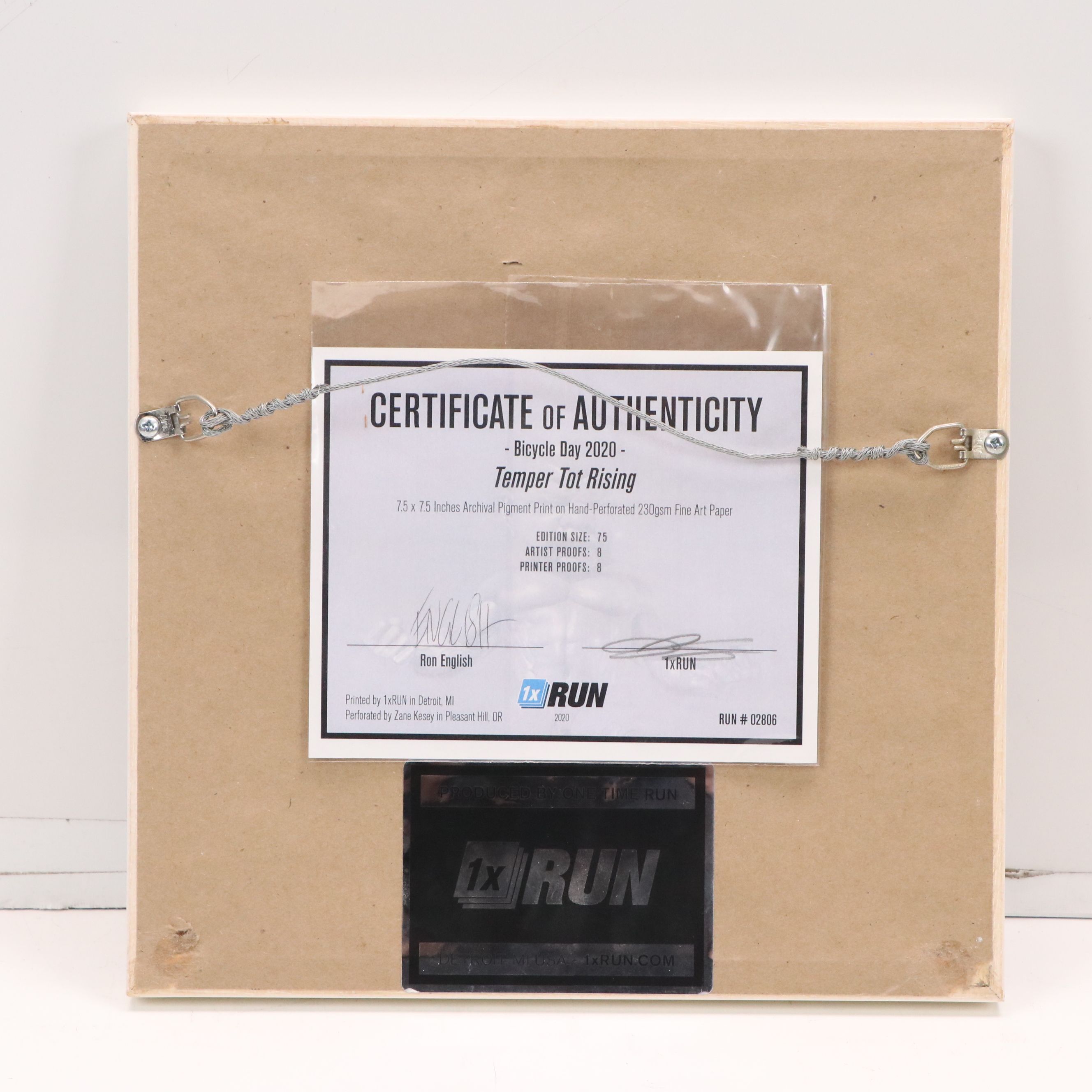 Ron English Digital Print "Temper Tot Rising," 2020