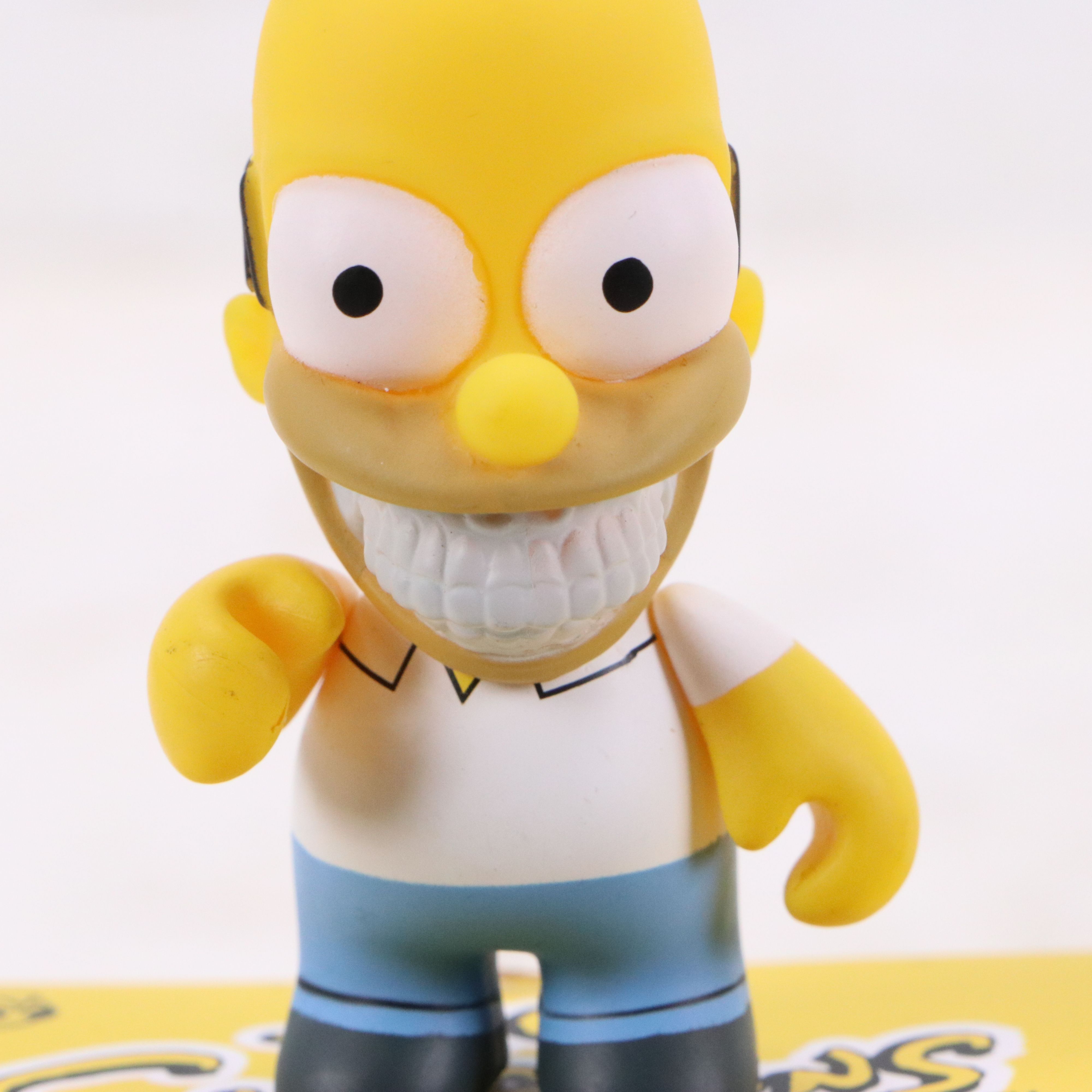 "The Simpsons x Ron English" Grinning Bart and Homer Boxed Figurines, 2015