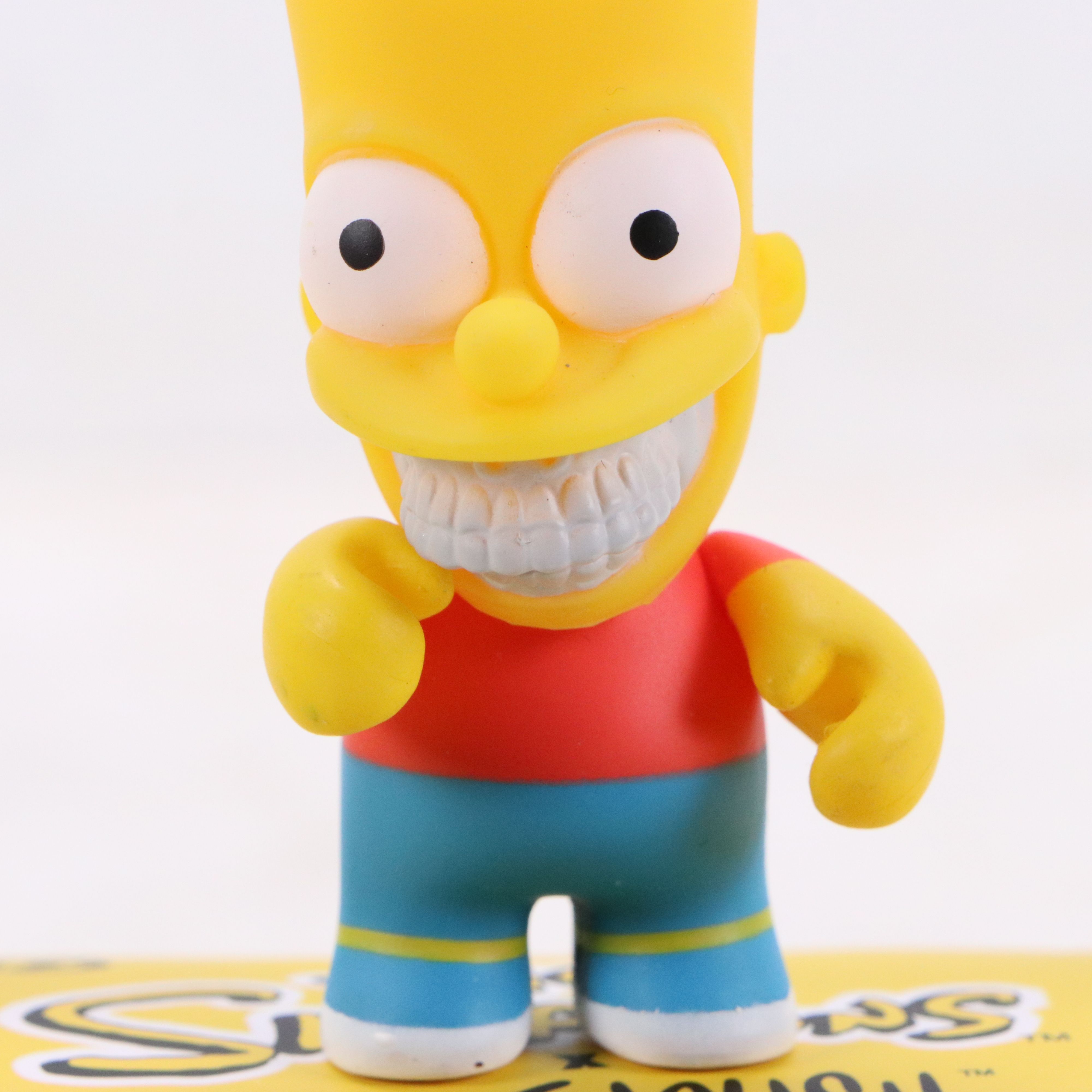 "The Simpsons x Ron English" Grinning Bart and Homer Boxed Figurines, 2015